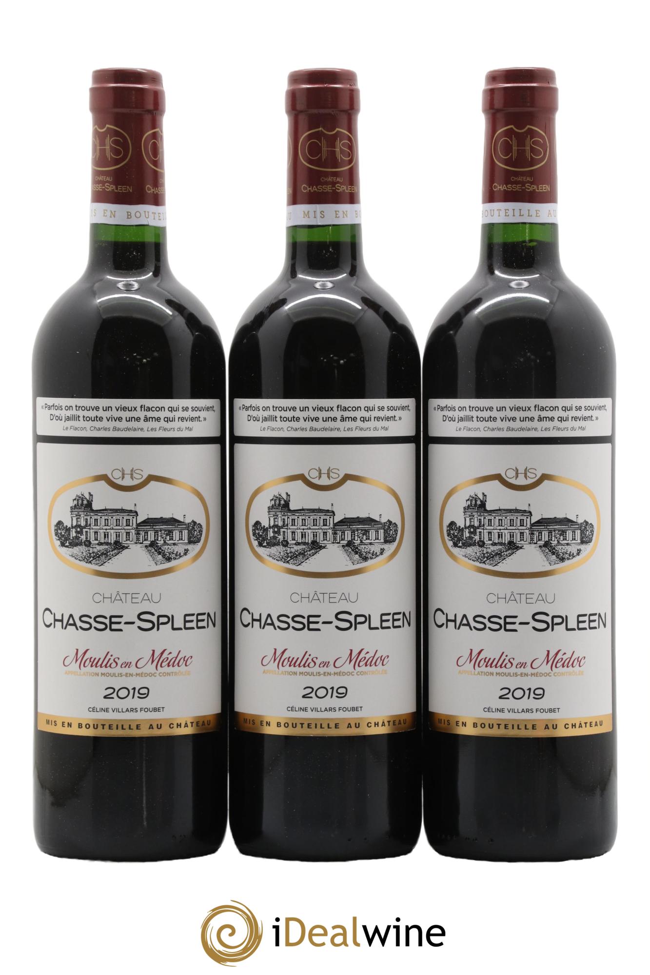 Château Chasse Spleen 2019 - Lotto di 6 bottiglie - 2