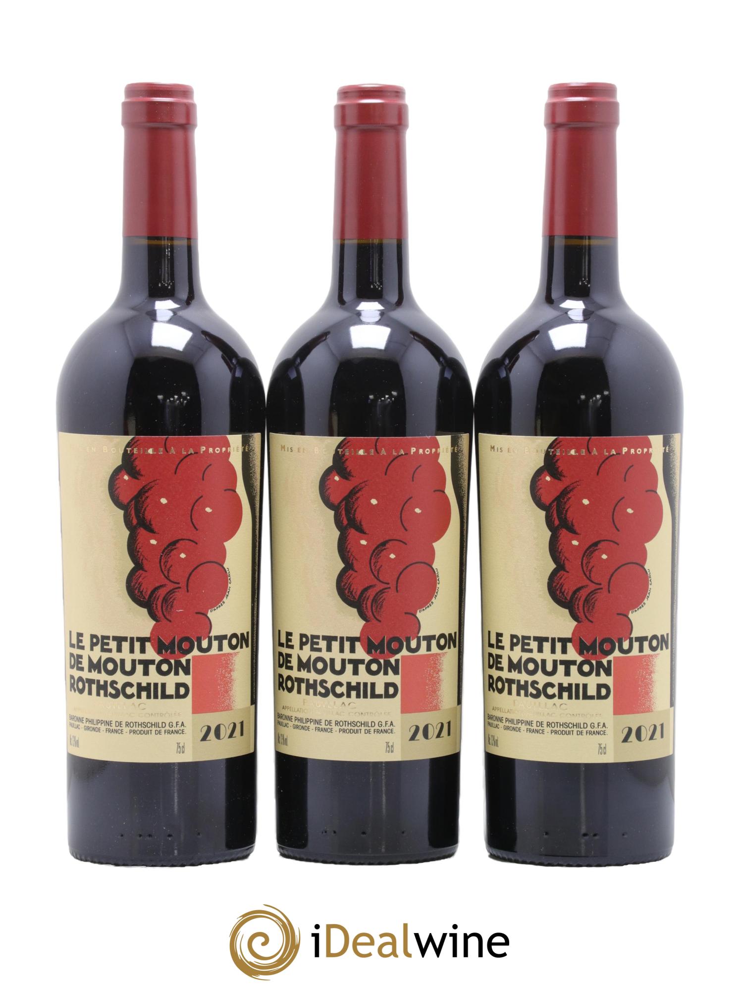 Petit Mouton Second Vin 2021 - Lot de 6 bouteilles - 3