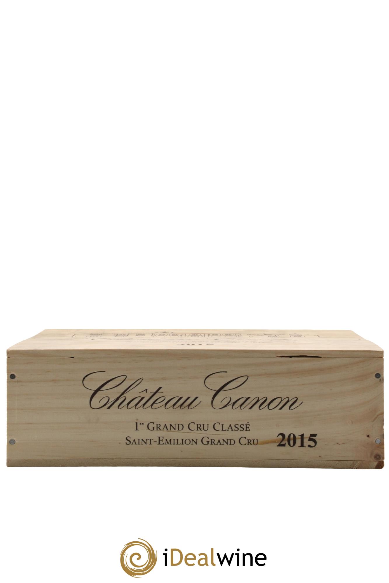 Château Canon 1er Grand Cru Classé B 2015 - Lotto di 3 bottiglie - 2
