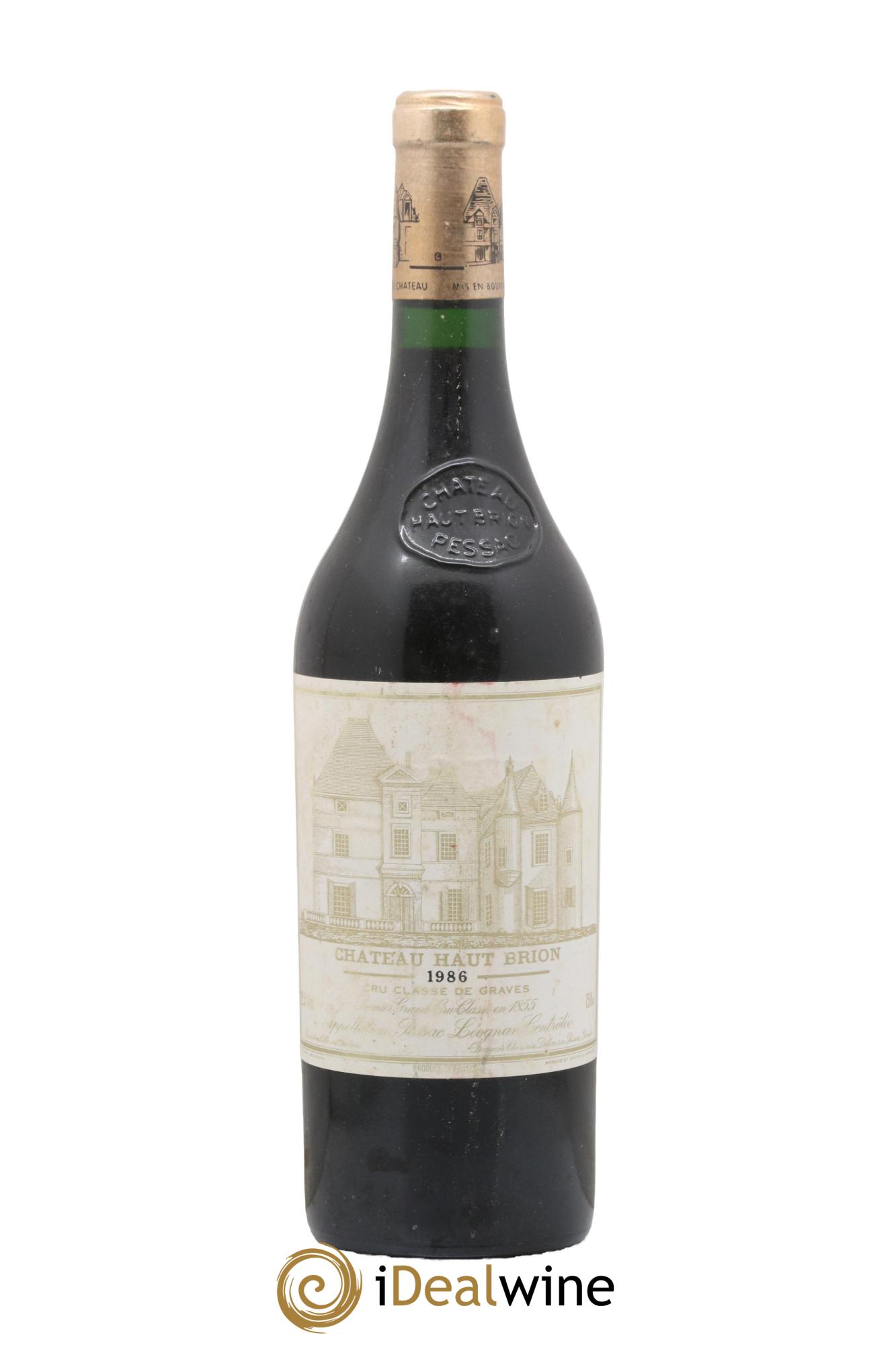 Château Haut Brion 1er Grand Cru Classé 1986 - Lot of 1 bottle - 0
