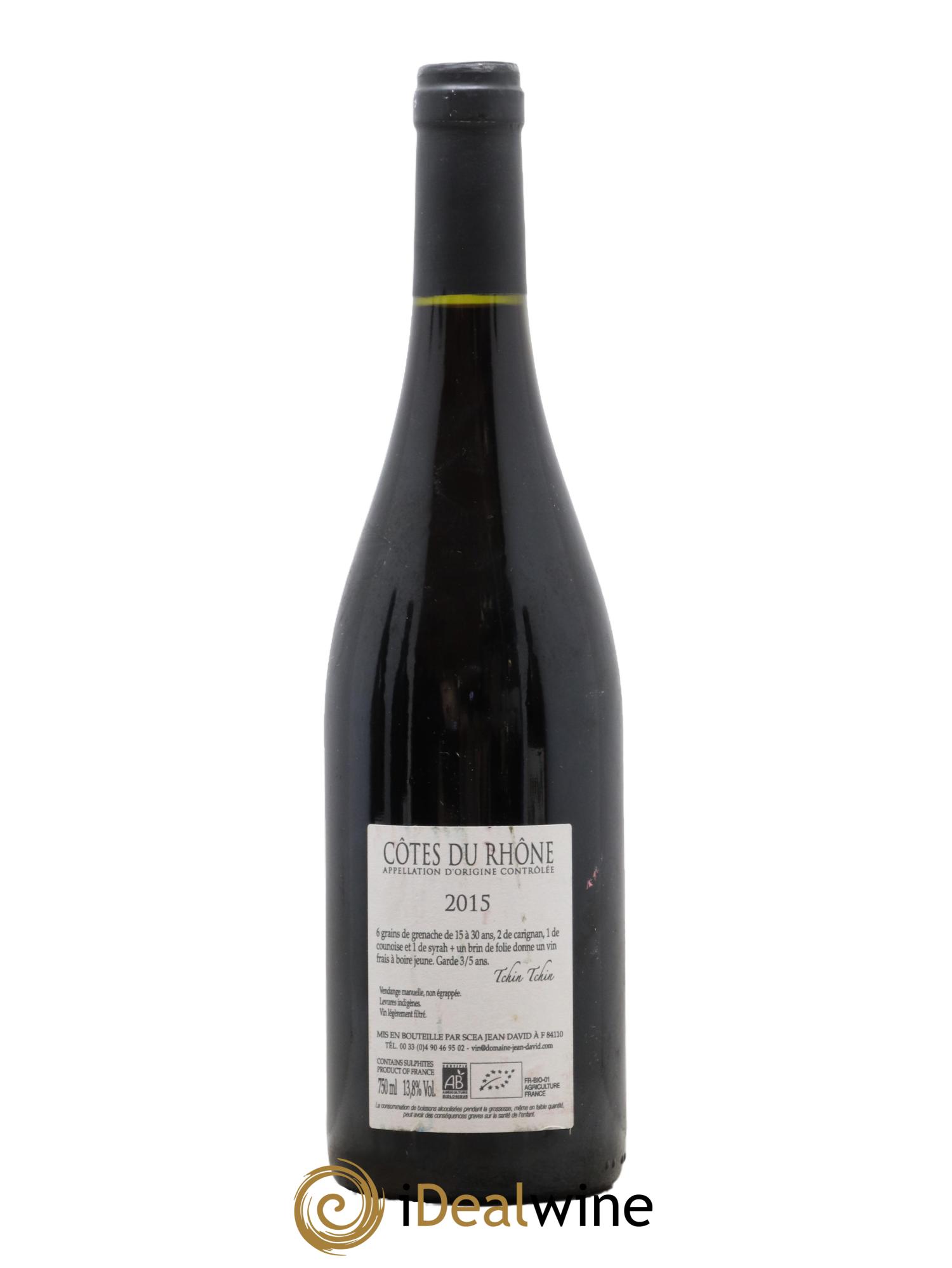 Côtes-du-Rhône Jean David 2015 - Lot de 1 bouteille - 1