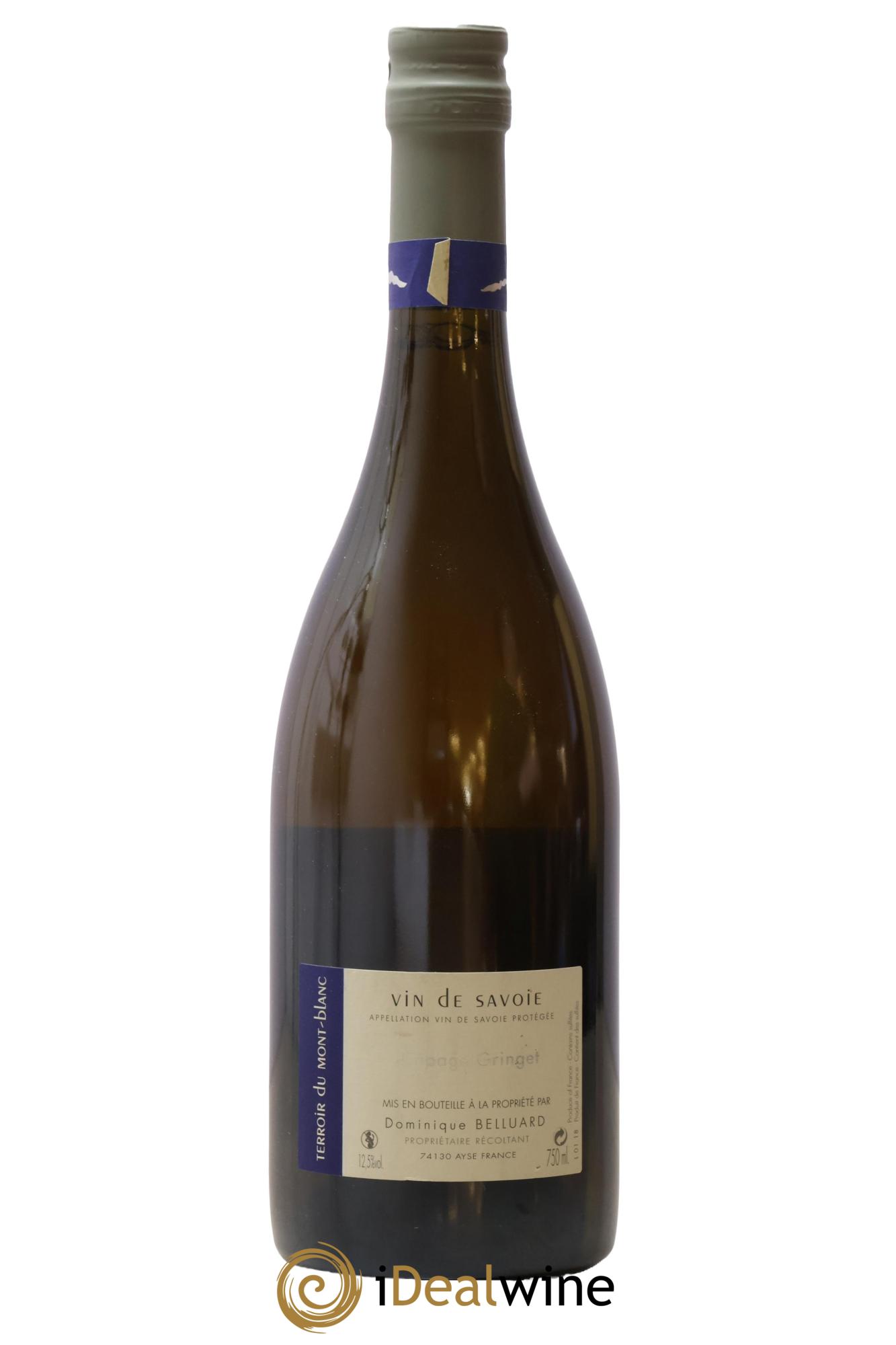 Vin de Savoie Les Alpes Domaine Belluard 2018 - Lot de 1 bouteille - 1