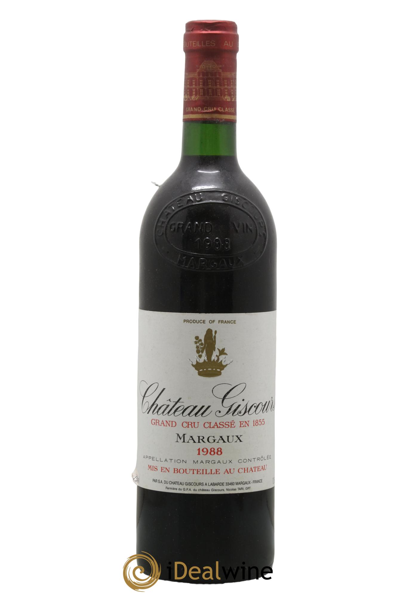 Château Giscours 3ème Grand Cru Classé 1988 - Lot de 1 bouteille - 0