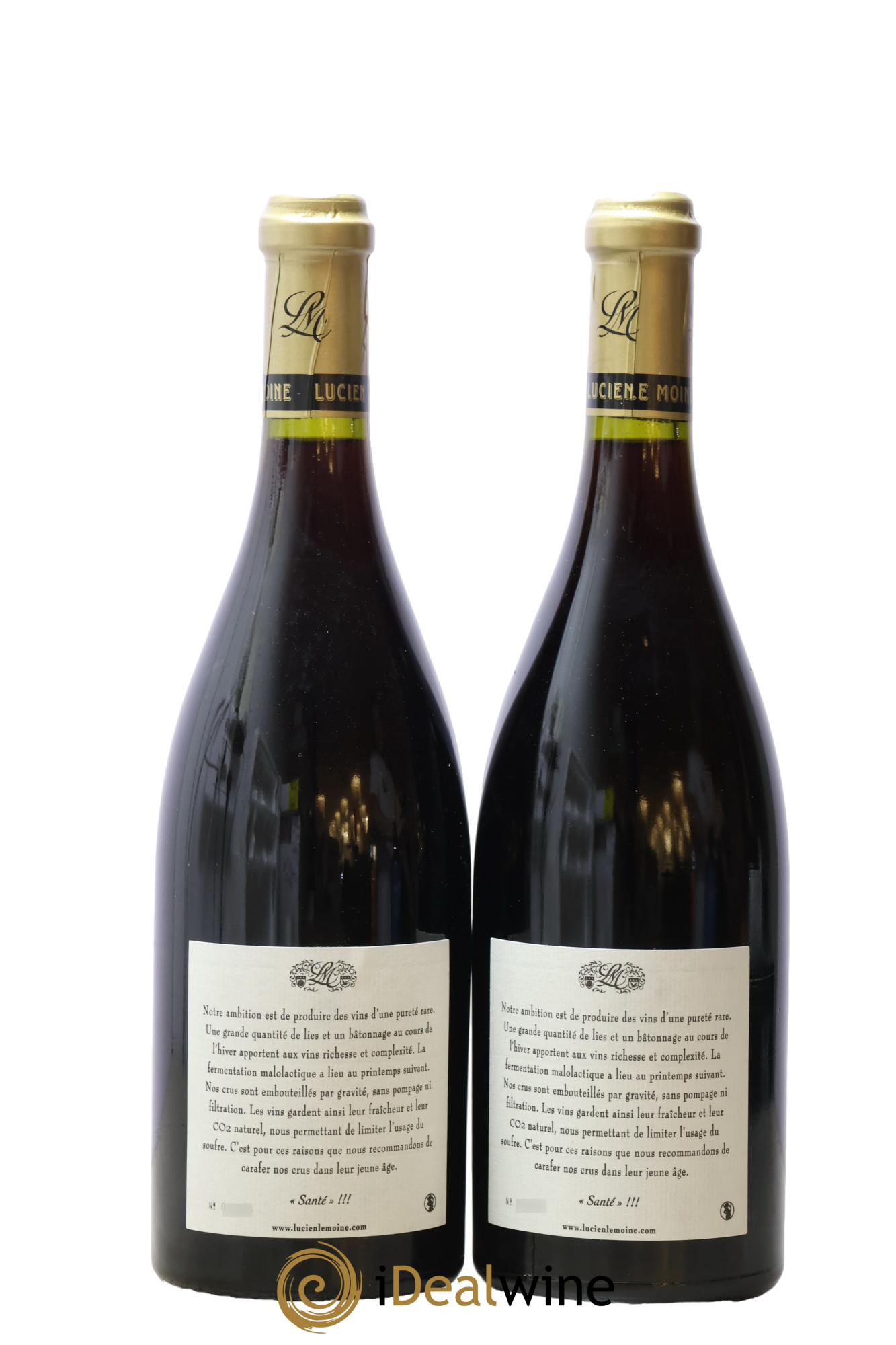 Bonnes-Mares Grand Cru Lucien Le Moine 2008 - Lot de 2 bouteilles - 1