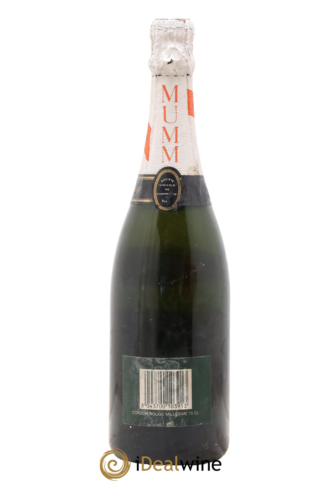 Cordon Rouge Mumm 1982 - Lotto di 1 bottiglia - 1