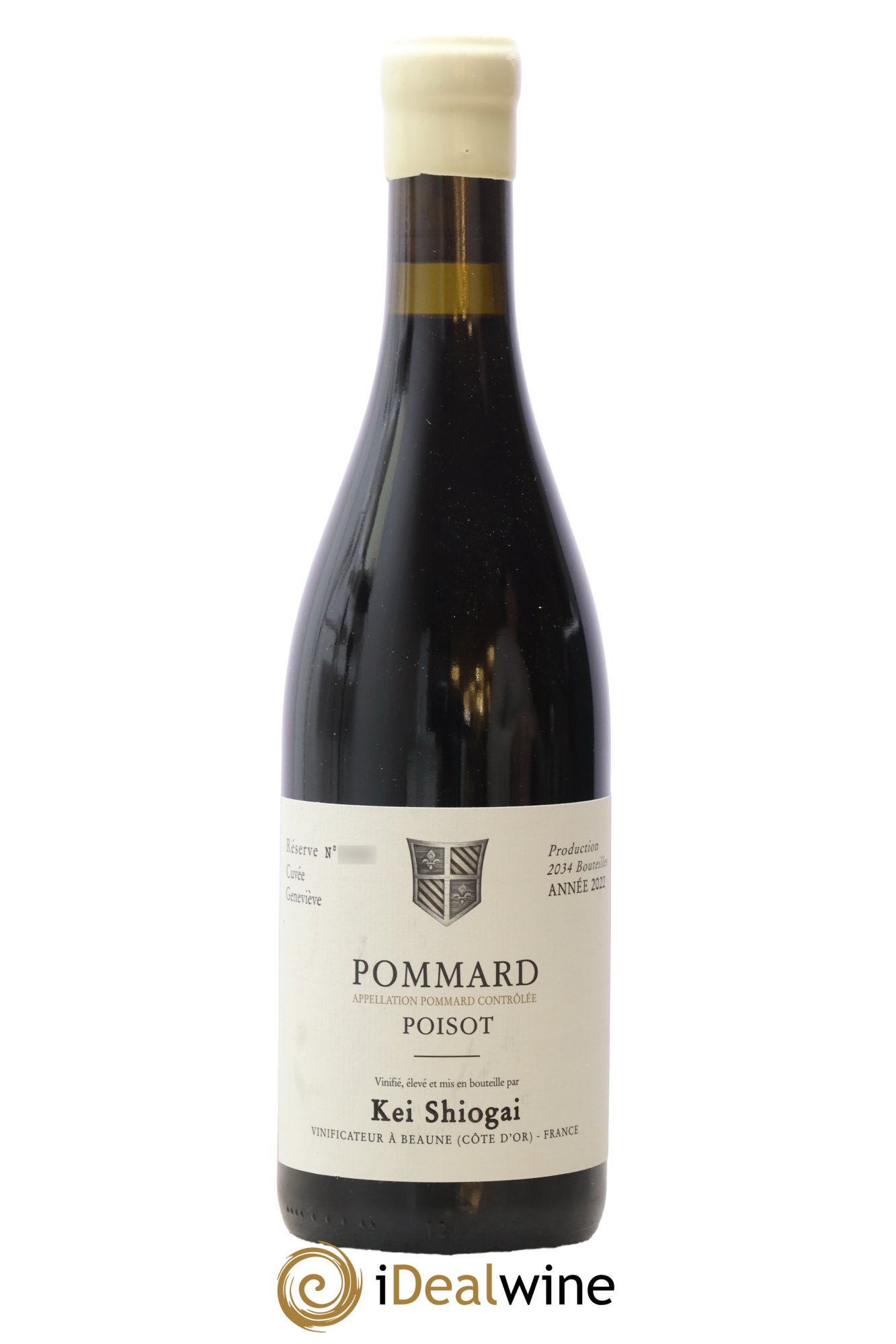 Pommard Poisot cuvée Geneviève Kei Shiogai 2022 - Lot de 1 bouteille - 0