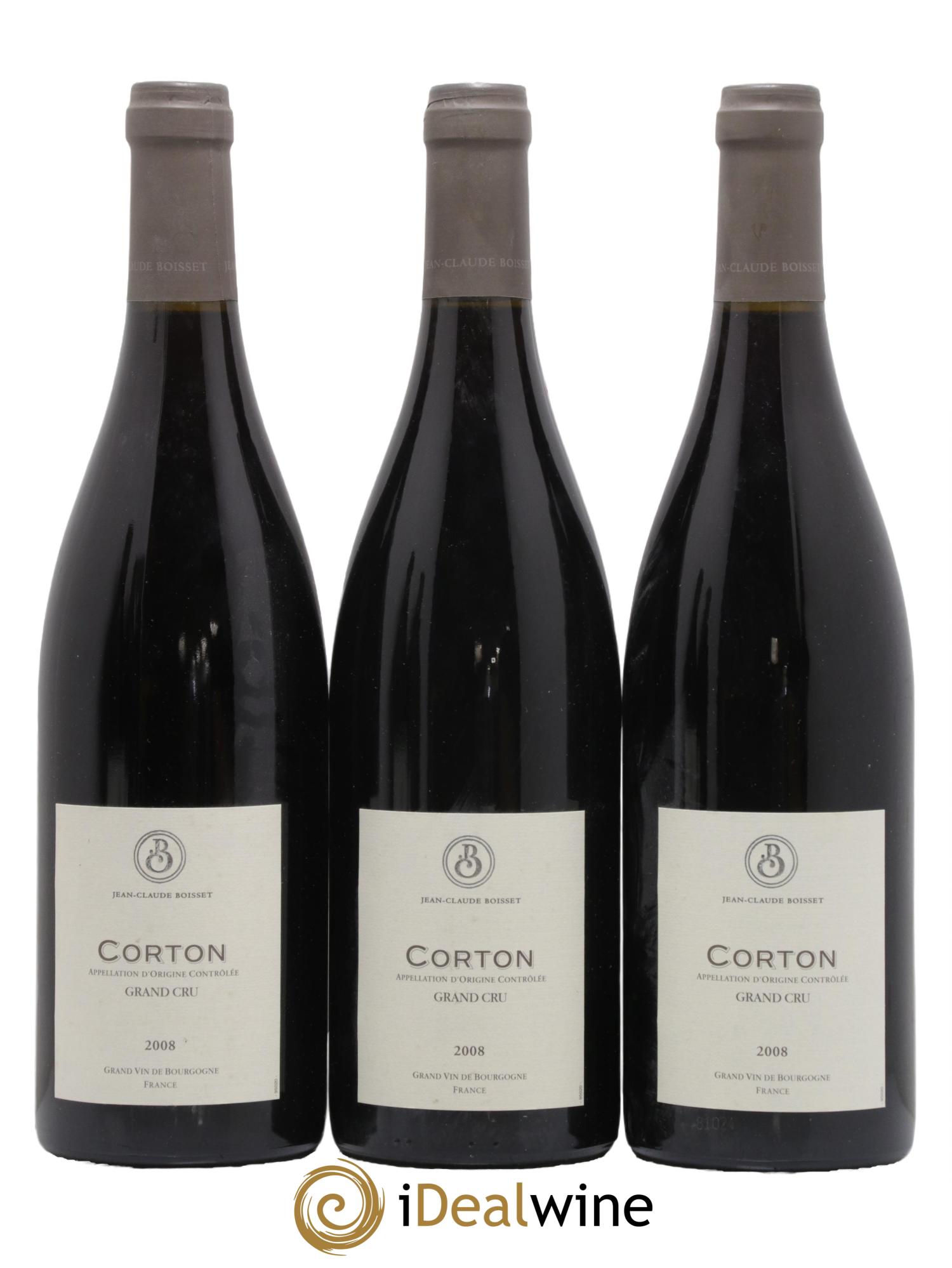 Corton Grand Cru Jean-Claude Boisset 2008 - Lot de 3 bouteilles - 0