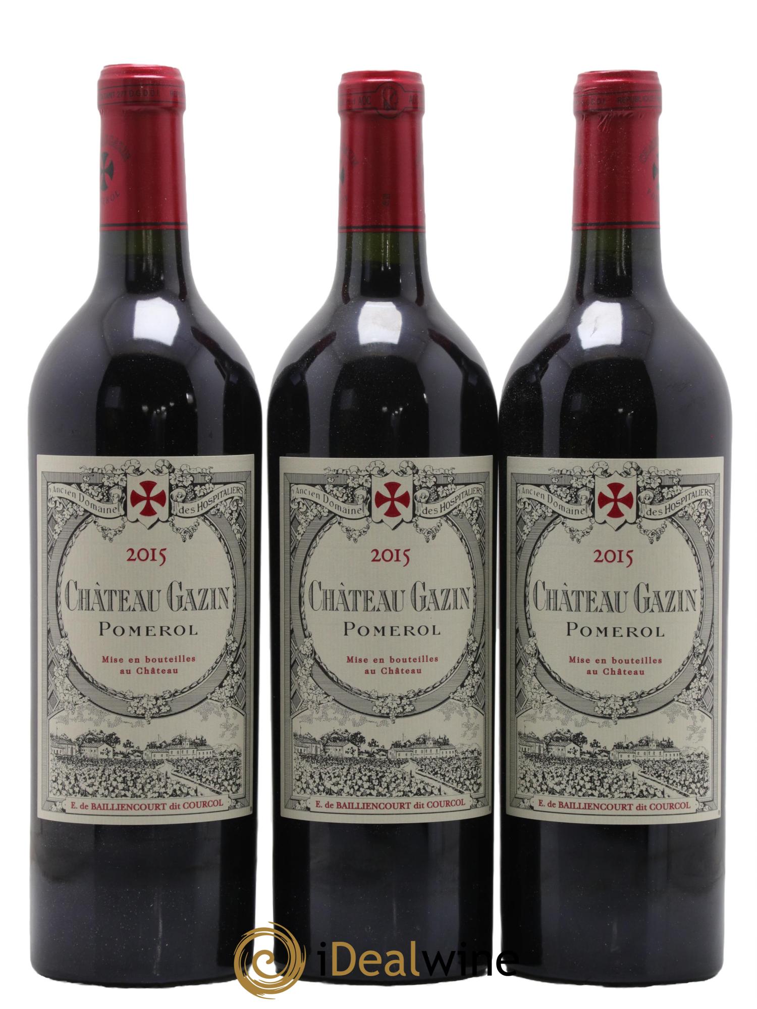Château Gazin 2015 - Lot de 6 bouteilles - 1