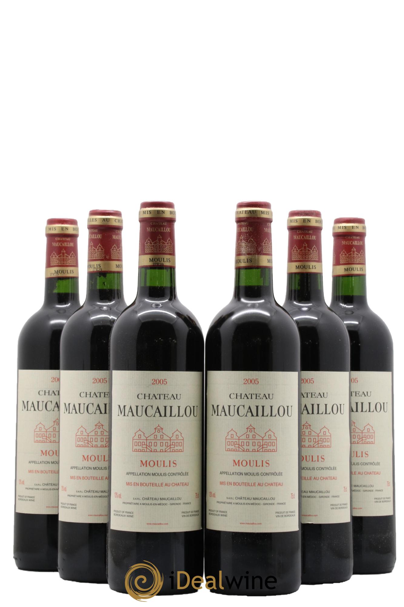 Château Maucaillou 2005 - Lot de 6 bouteilles - 0