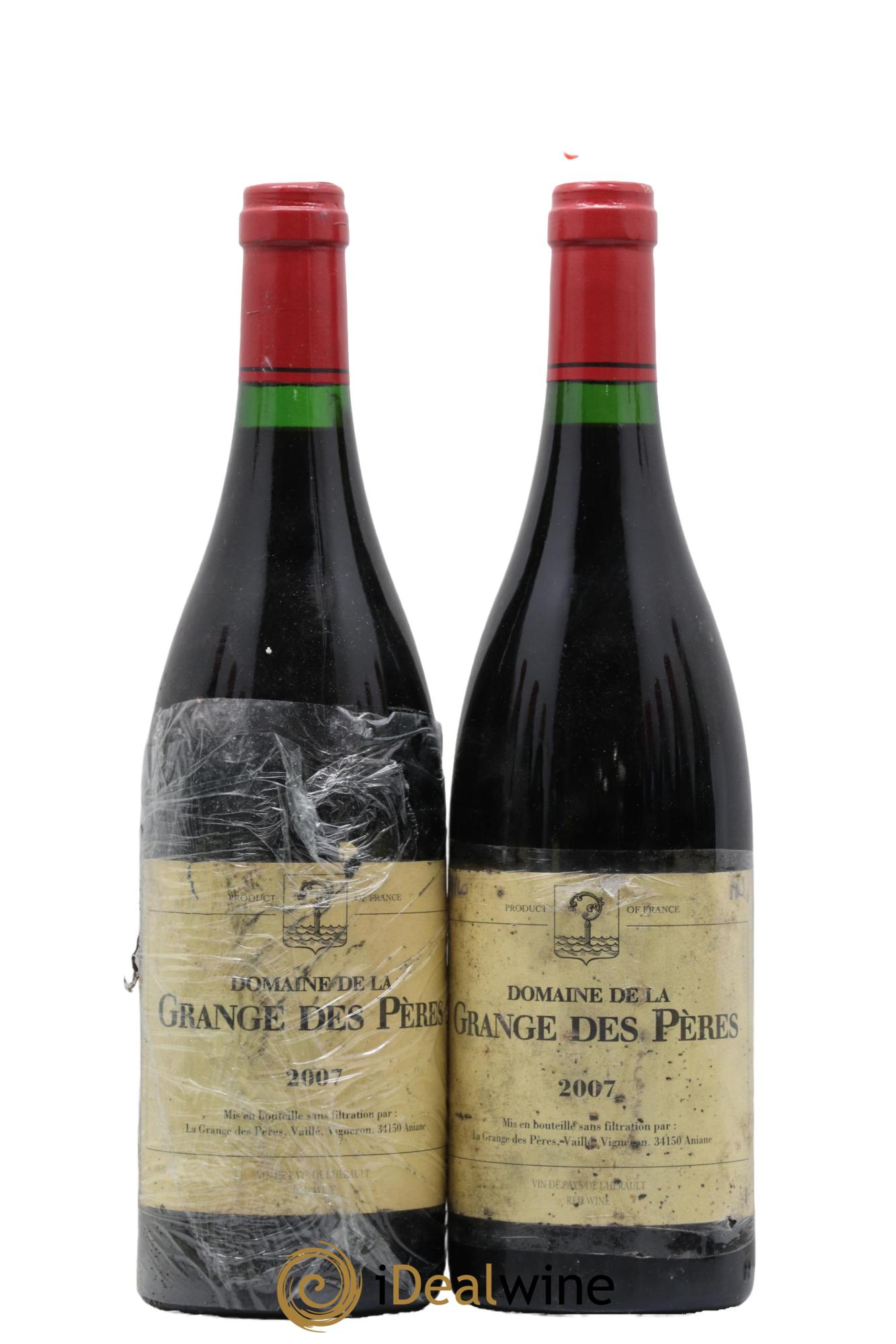 Pays d'Hérault Grange des Pères Laurent Vaillé 2007 - Lot de 2 bouteilles - 0