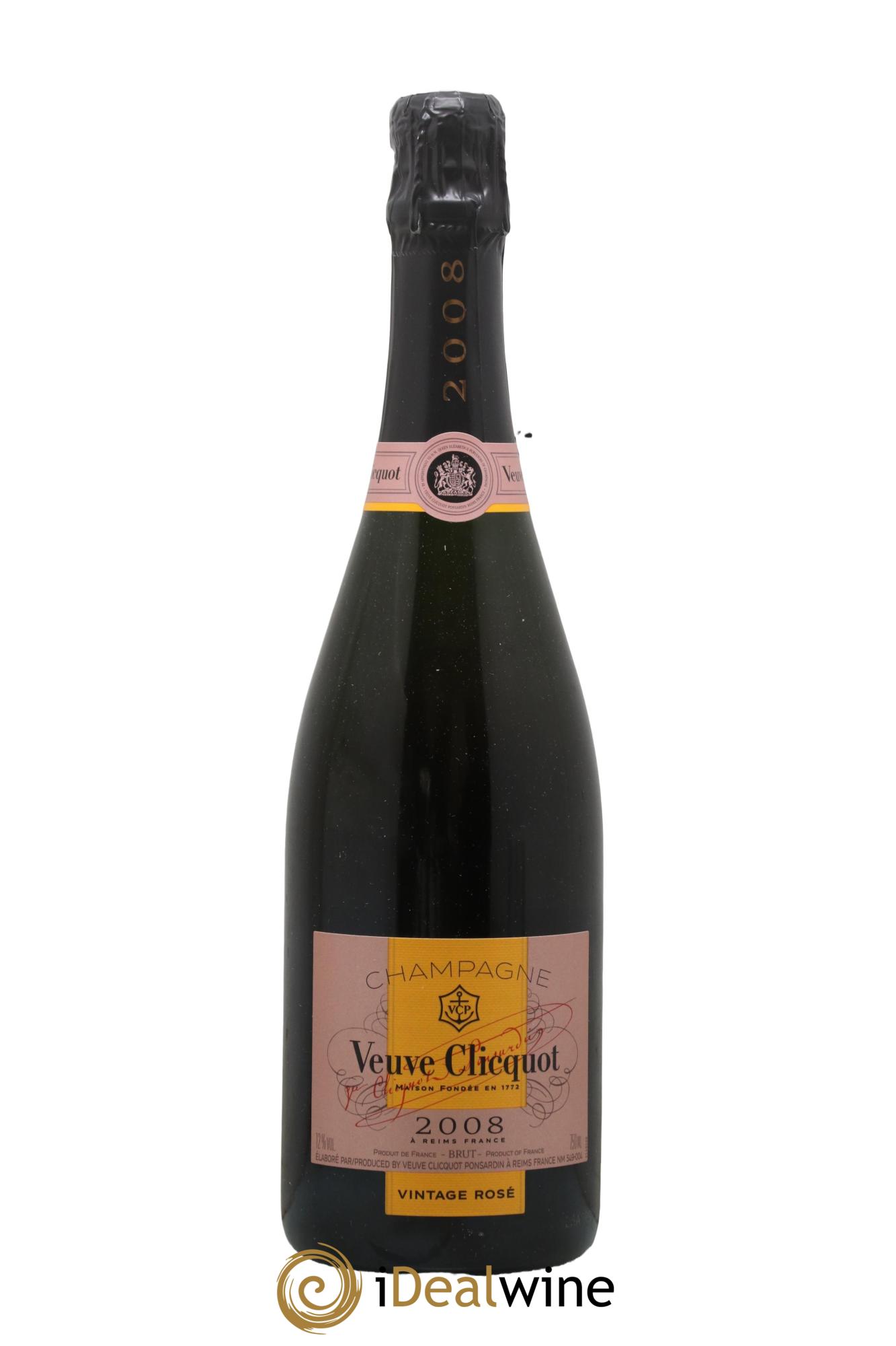 Vintage Rosé Veuve Clicquot 2008 - Lot of 1 bottle - 0