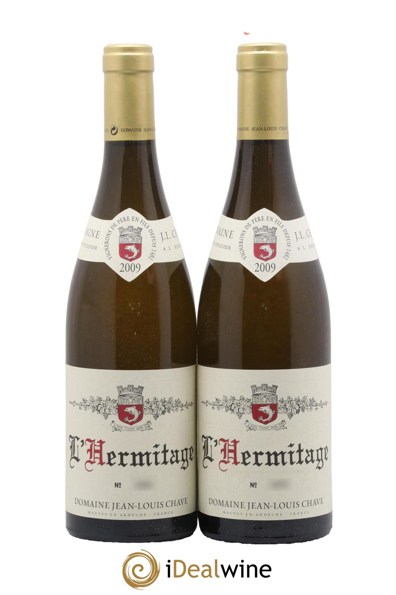 Hermitage Jean-Louis Chave 2009 - Lot de 2 bouteilles - 0