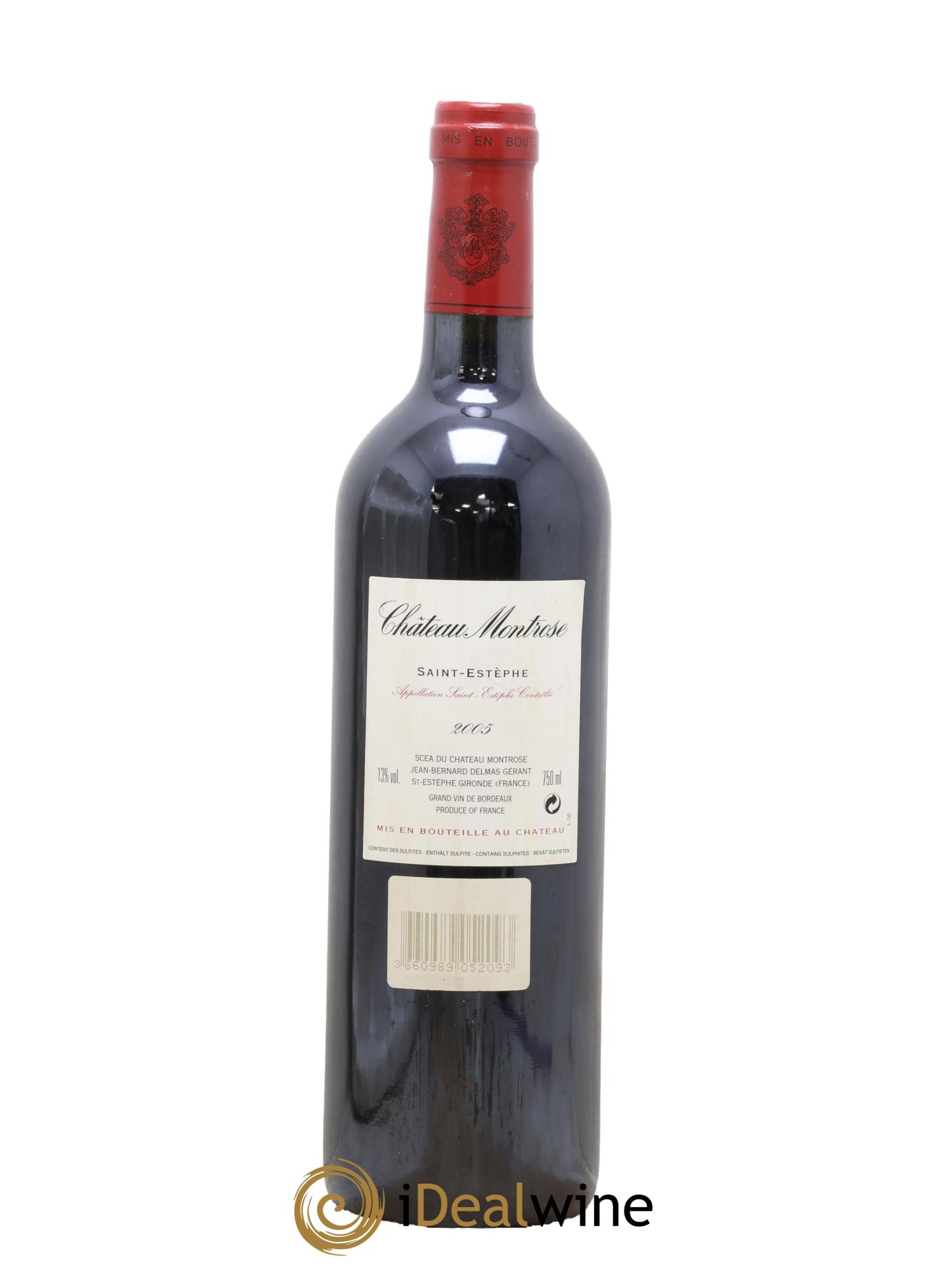Château Montrose 2ème Grand Cru Classé 2005 - Lot de 1 bouteille - 1