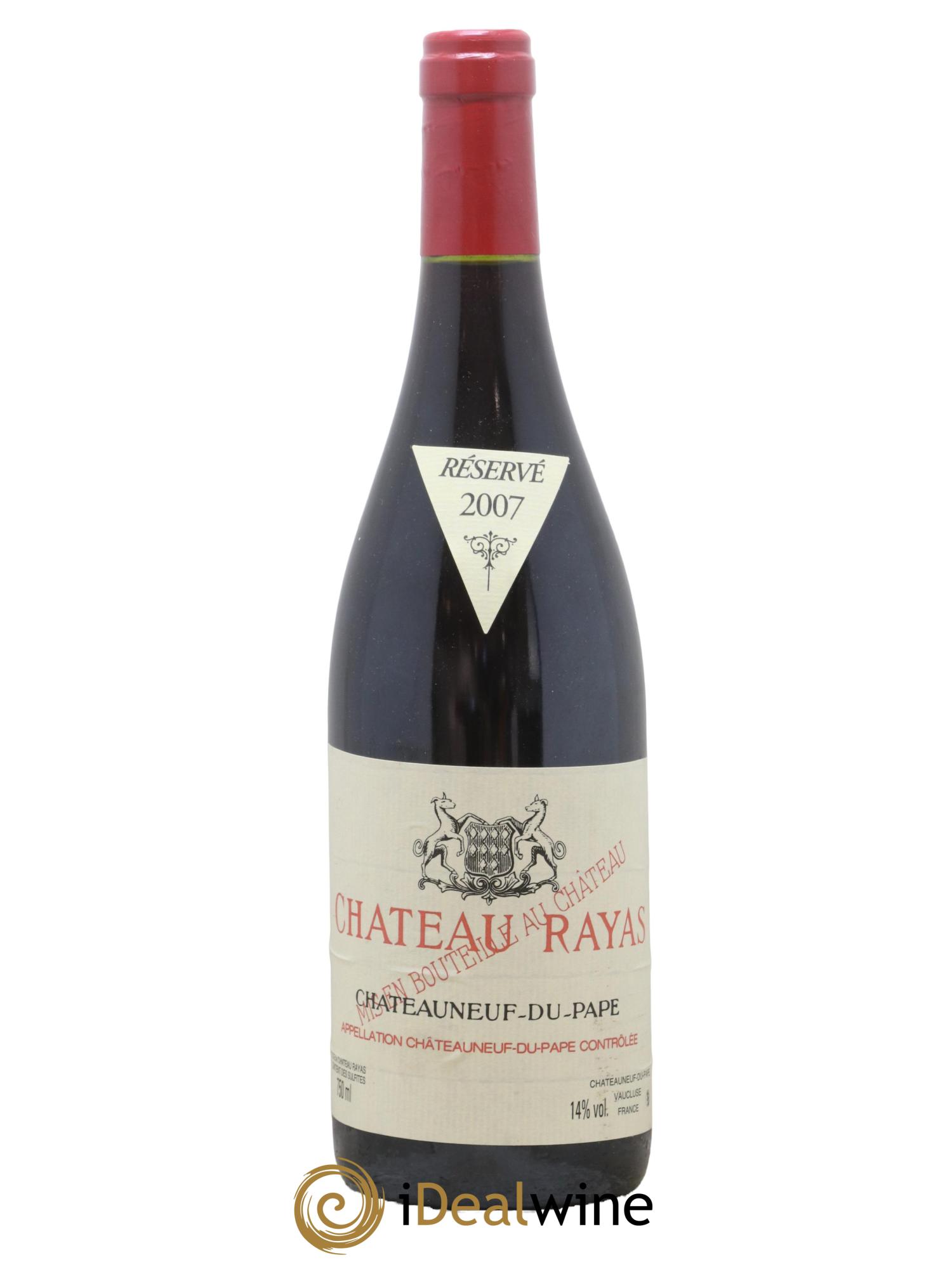 Châteauneuf-du-Pape Château Rayas Emmanuel Reynaud 2007 - Lot de 1 bouteille - 0