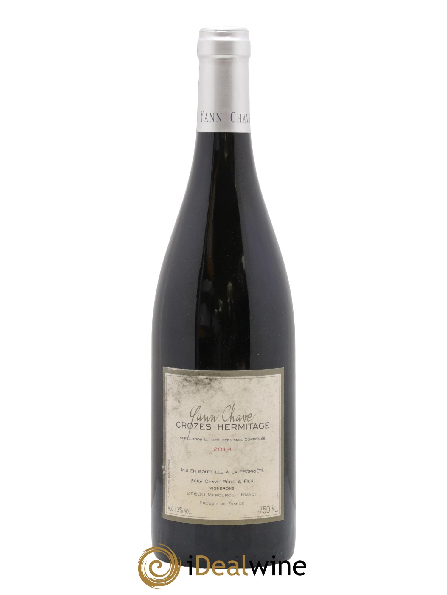 Crozes-Hermitage Yann Chave 2014 - Lot de 1 bouteille - 0