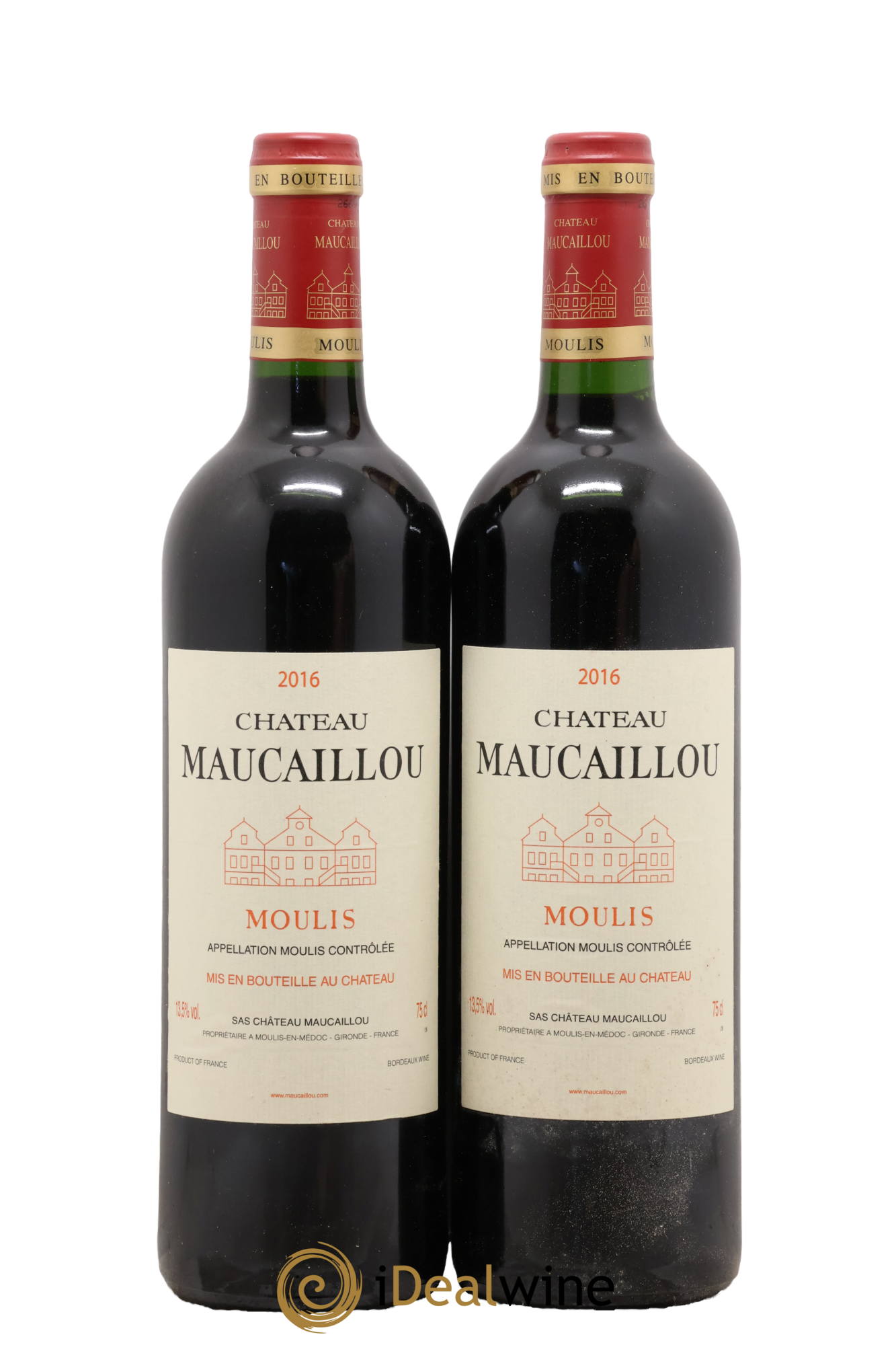 Château Maucaillou 2016 - Posten von 2 Flaschen - 0