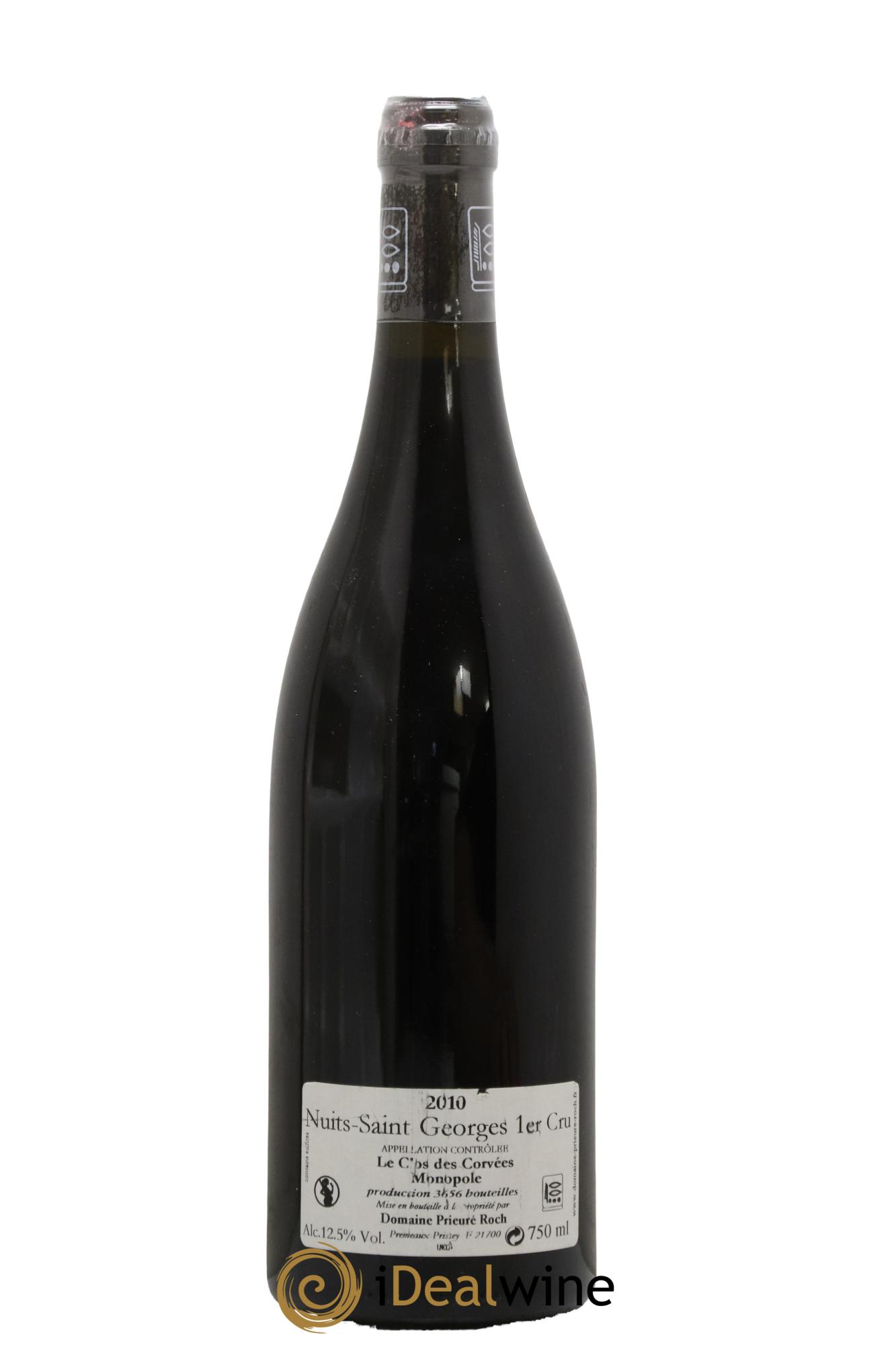 Nuits-Saint-Georges 1er Cru Le Clos des Corvées Prieuré Roch 2010 - Lot of 1 bottle - 1