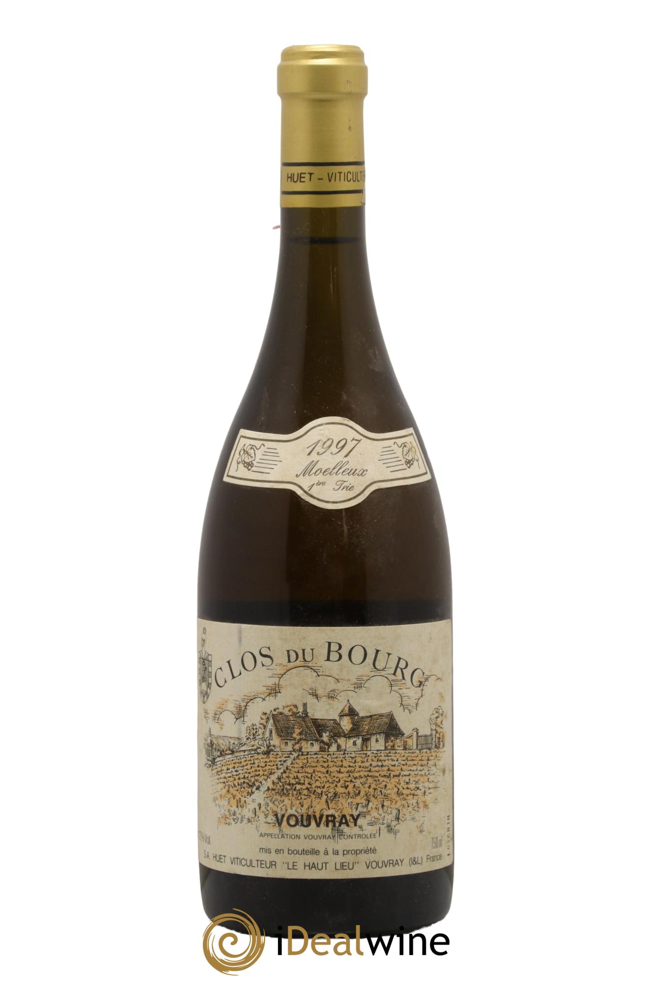 Vouvray Clos du Bourg Moelleux 1ère trie Domaine Huet 1997 - Lot de 1 bouteille - 0