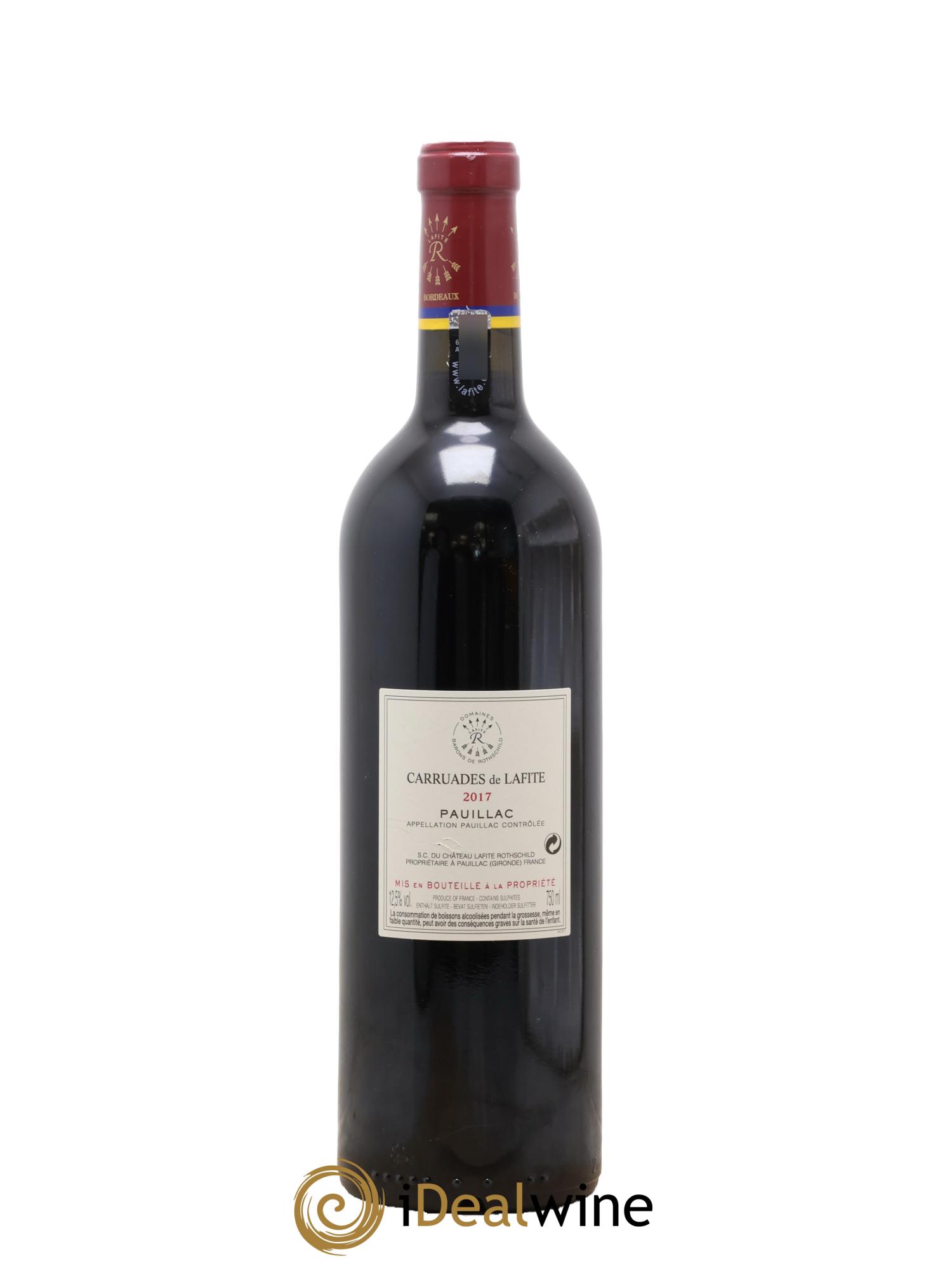 Carruades de Lafite Rothschild Second Vin 2017 - Lot de 1 bouteille - 1