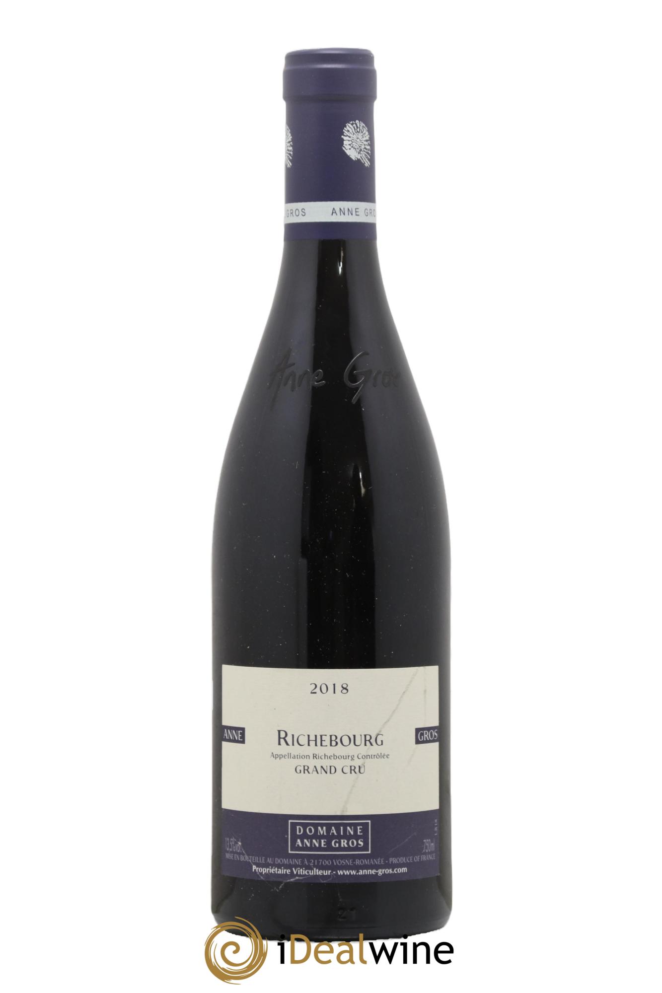 Richebourg Grand Cru Anne Gros 2018 - Lot de 1 bouteille - 0