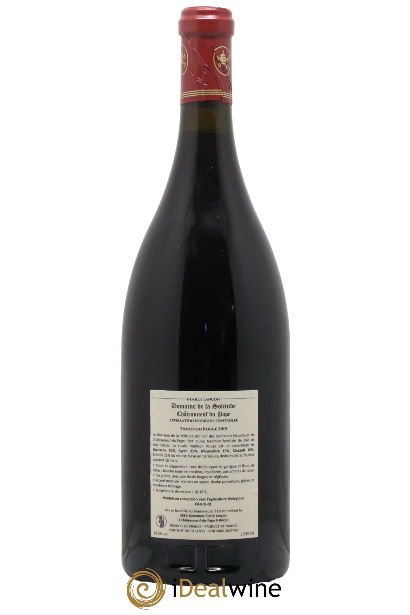 Châteauneuf-du-Pape Domaine de la Solitude 2019 - Lot de 1 magnum - 1