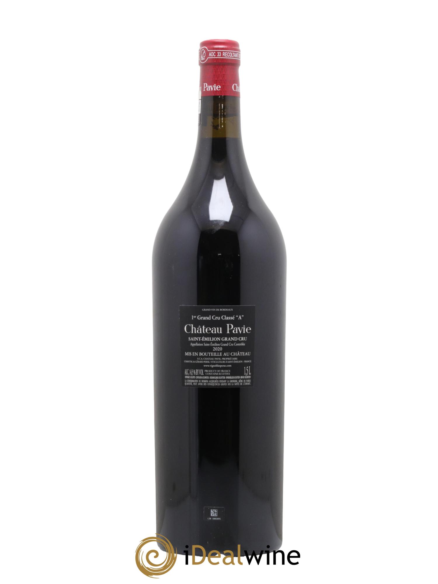 Château Pavie 1er Grand Cru Classé A 2020 - Lot de 1 magnum - 1