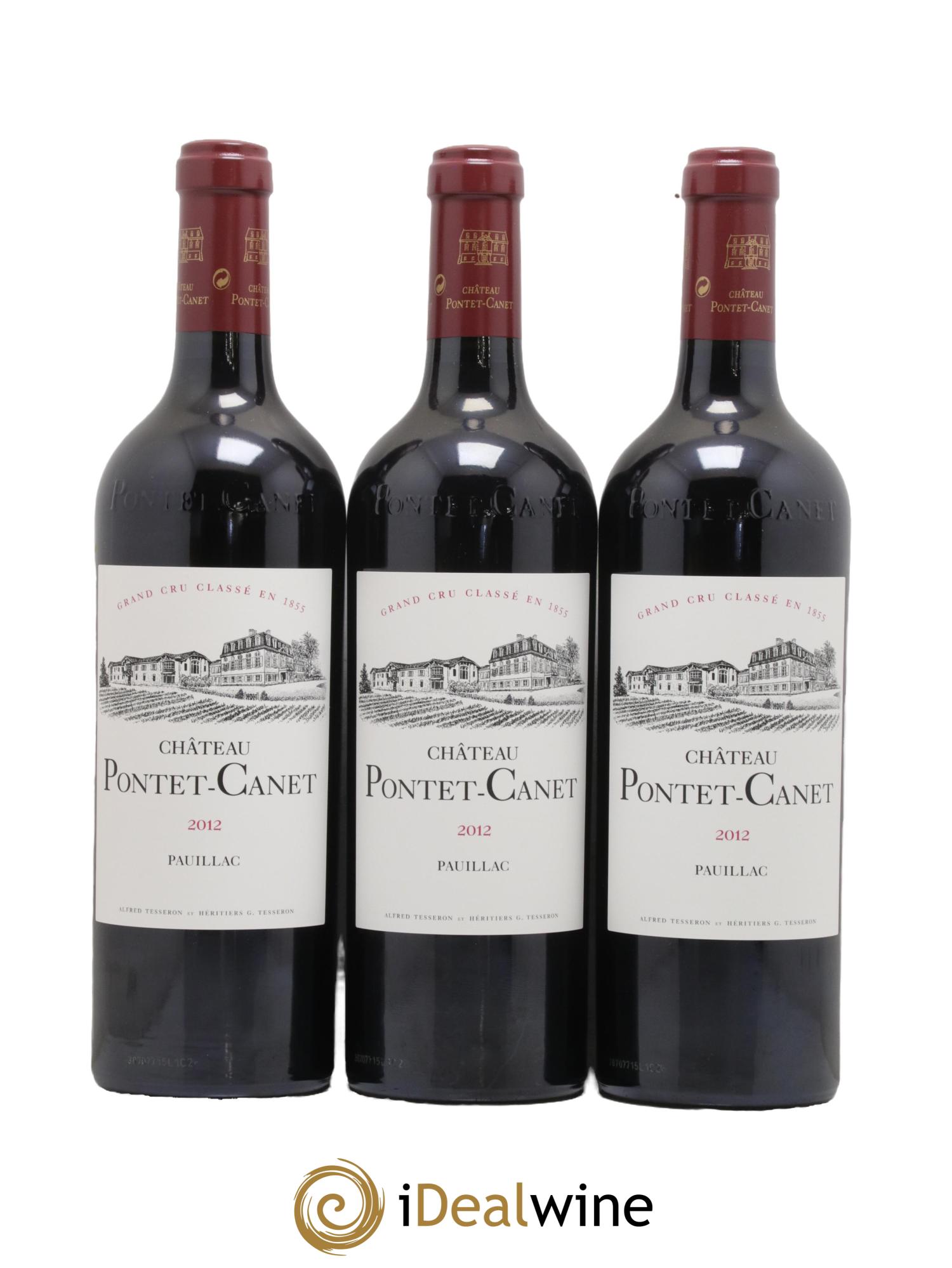 Château Pontet Canet 5ème Grand Cru Classé 2012 - Lot de 6 bouteilles - 2