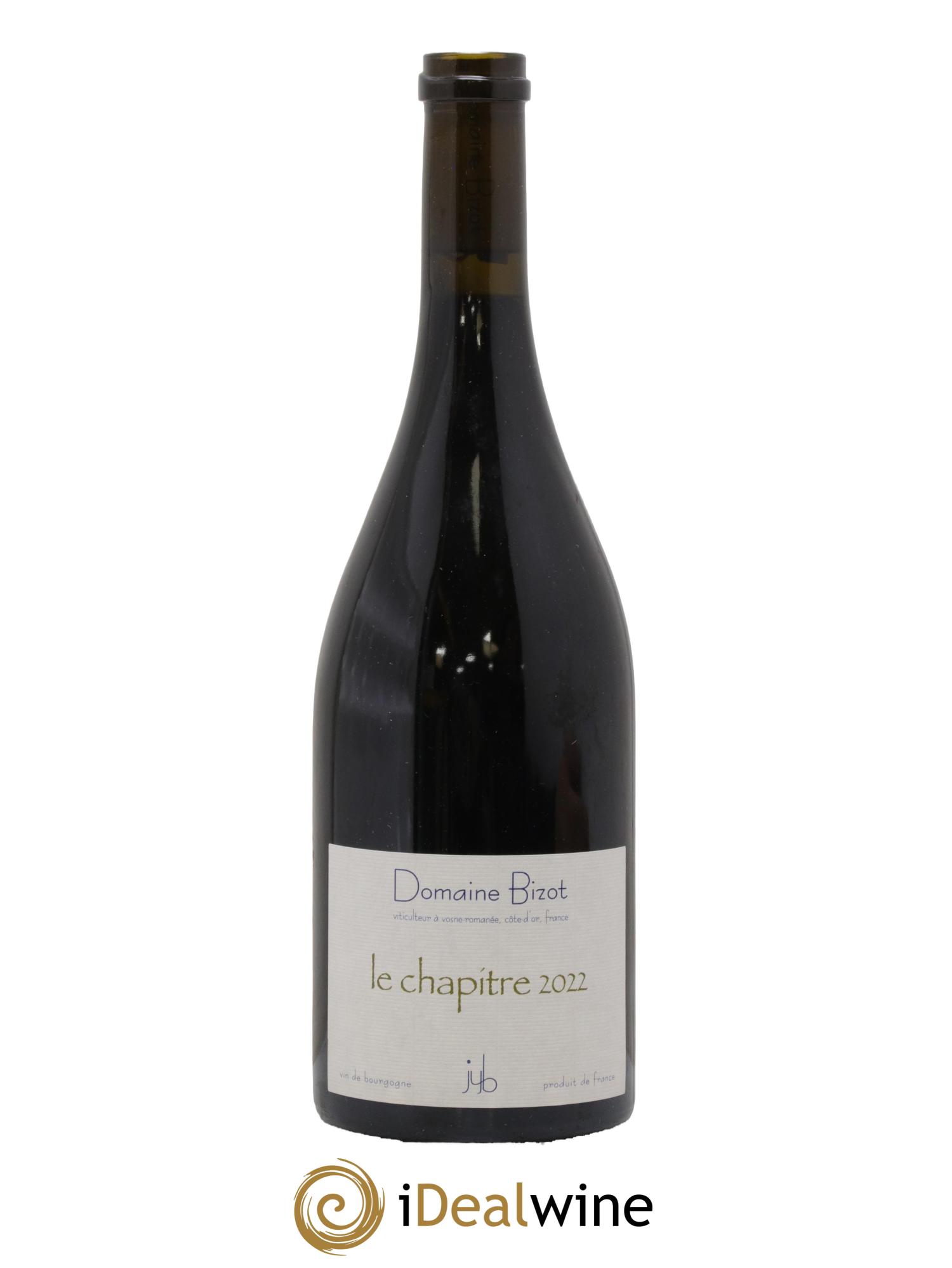 Bourgogne Le Chapitre Bizot (Domaine) 2022 - Lot de 1 bouteille - 0