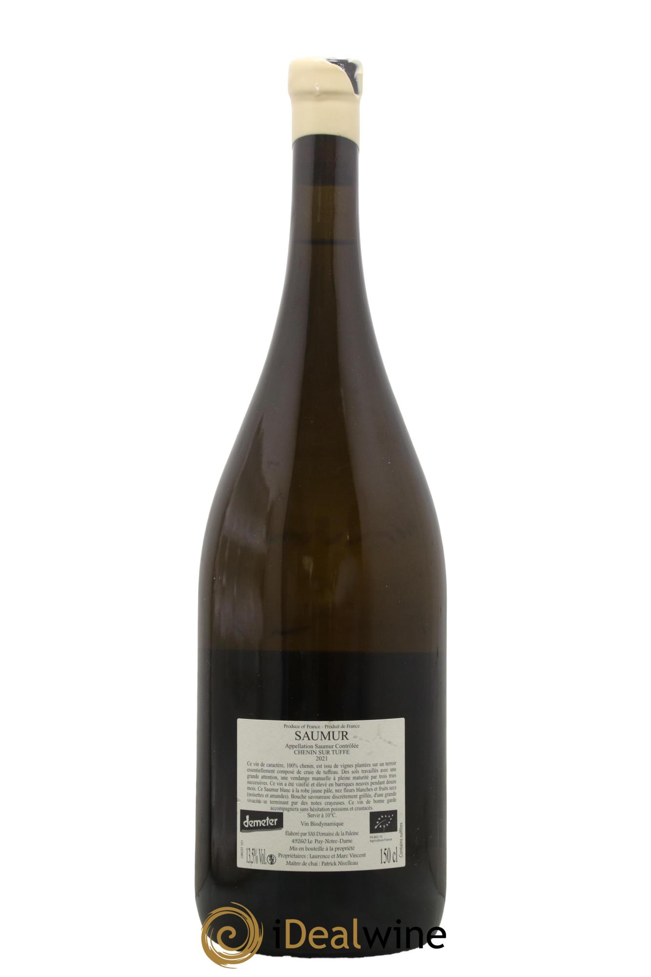 Saumur Domaine de la Paleine Chenin sur Tuffe 2021 - Lot de 1 magnum - 1