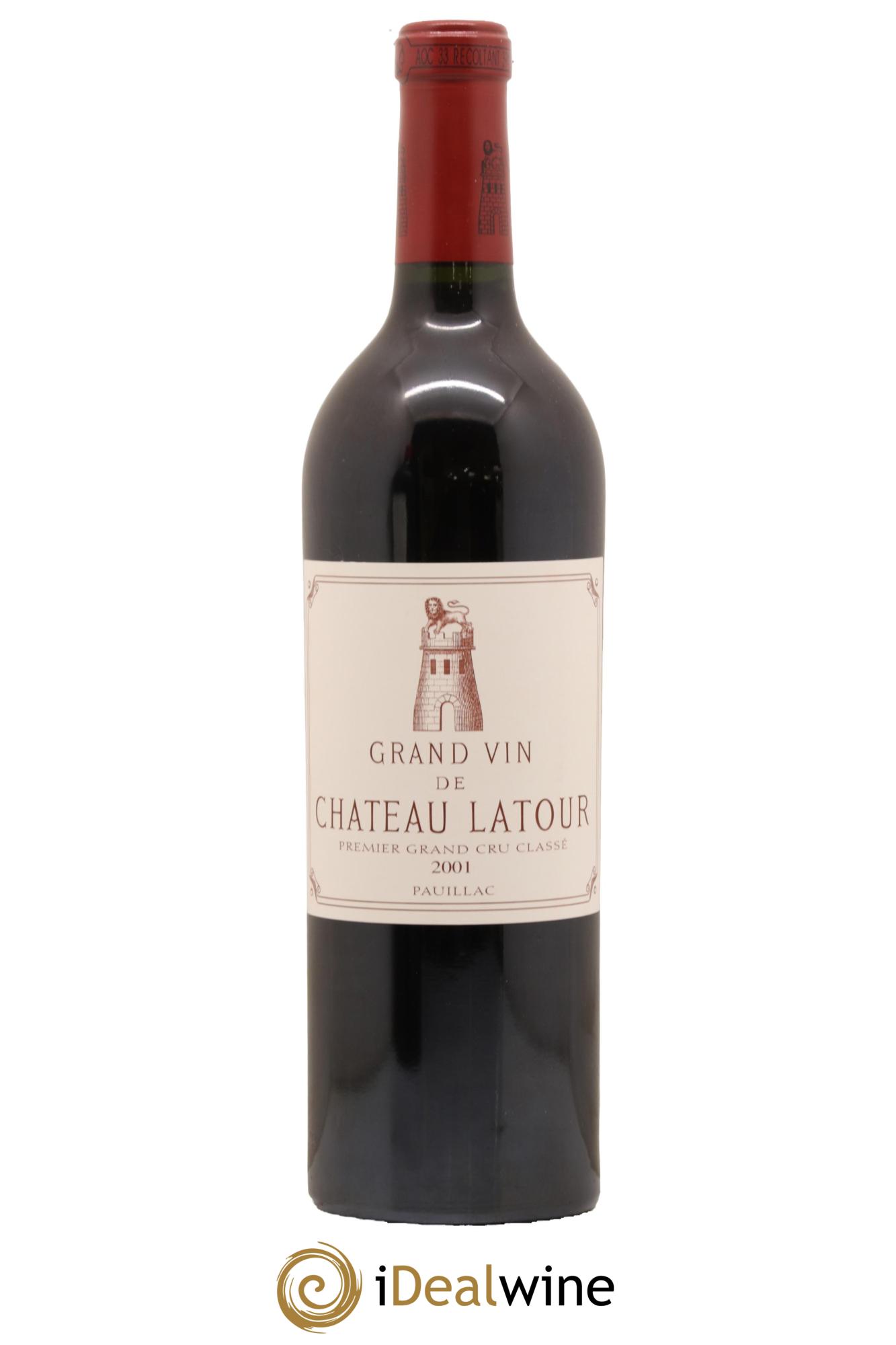 Château Latour 1er Grand Cru Classé 2001 - Lot de 1 bouteille - 0