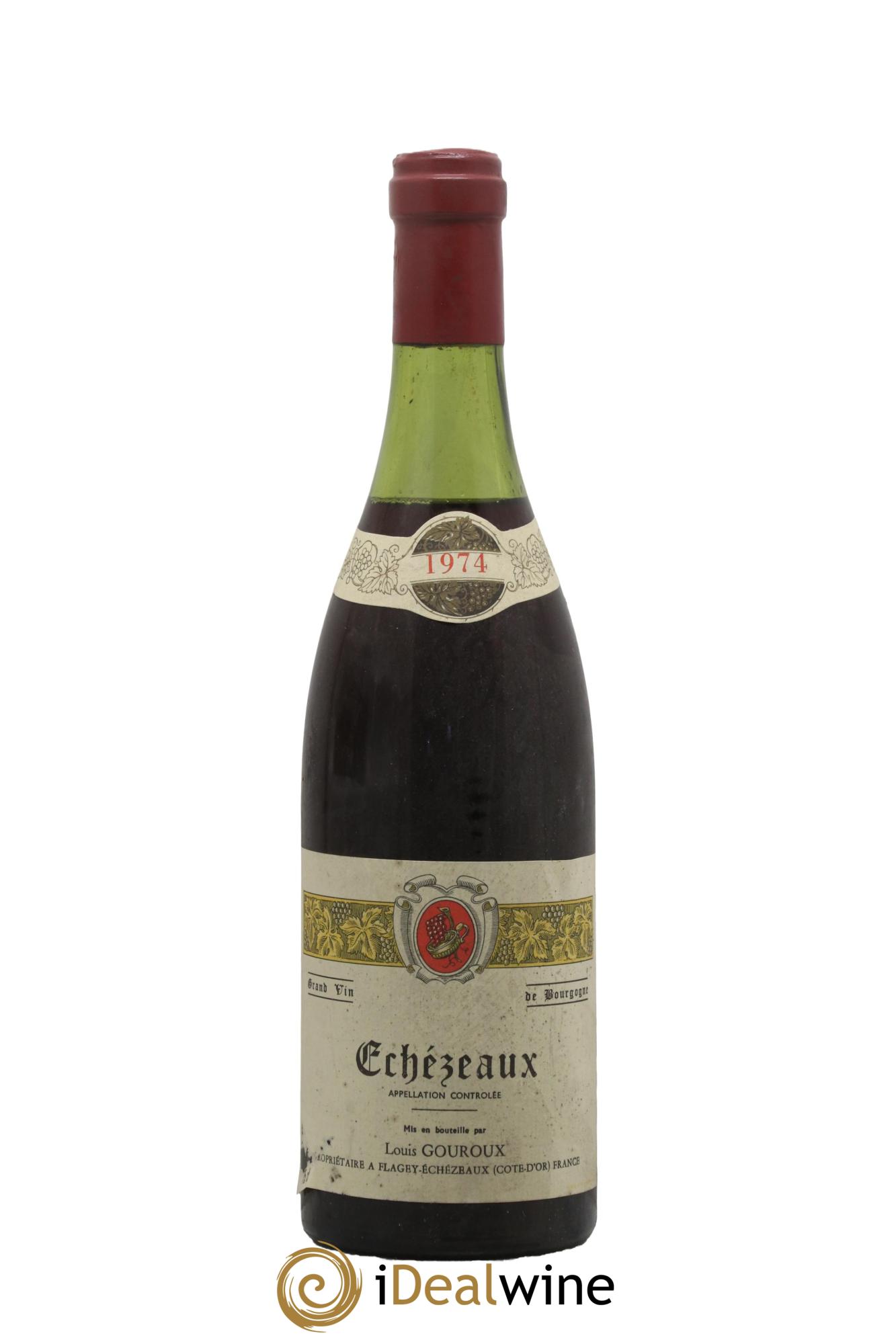 Echezeaux Grand Cru Louis Gouroux 1974 - Lot de 1 bouteille - 0