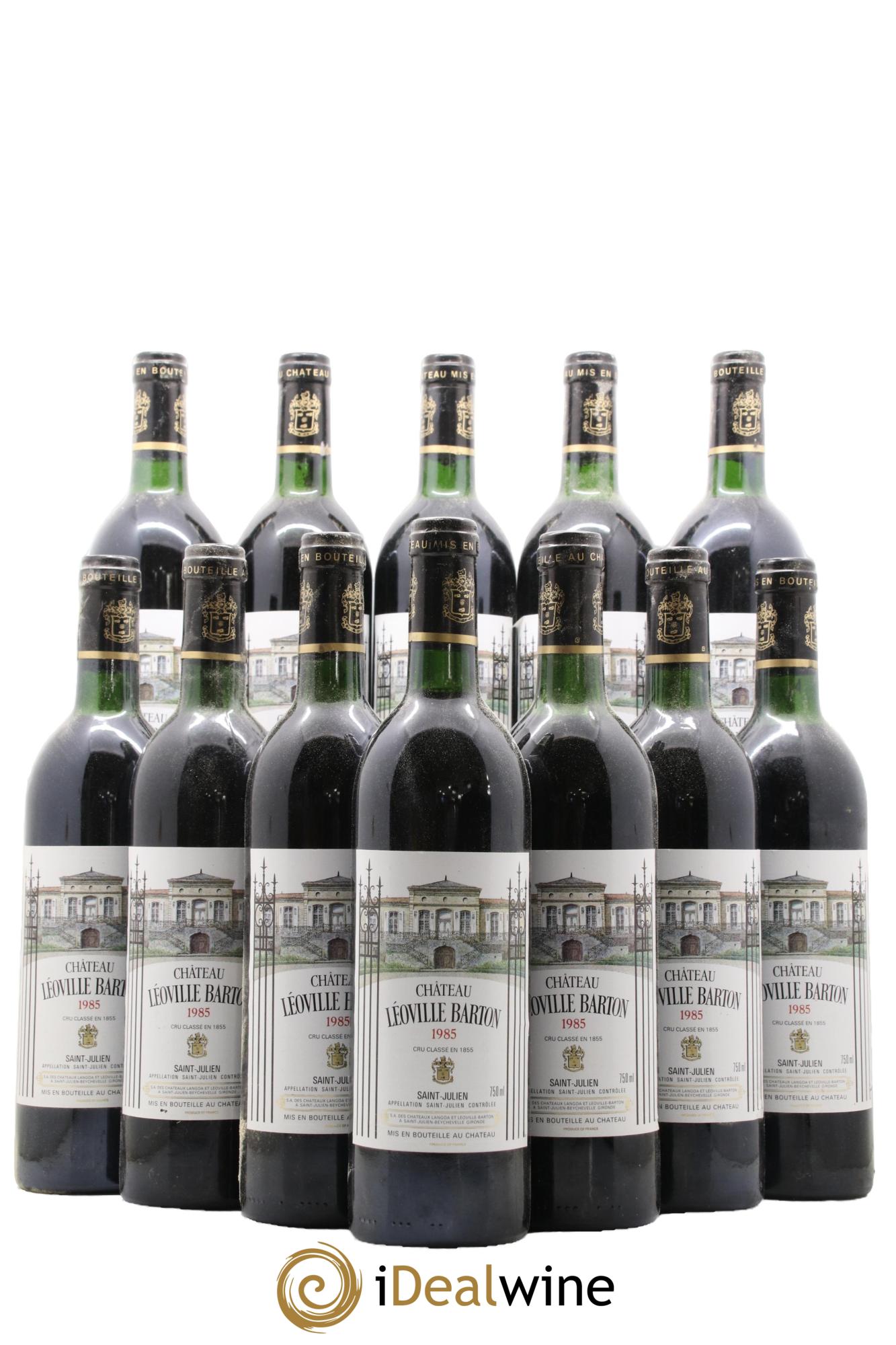Château Léoville Barton 2ème Grand Cru Classé 1985 - Lot de 12 bouteilles - 0