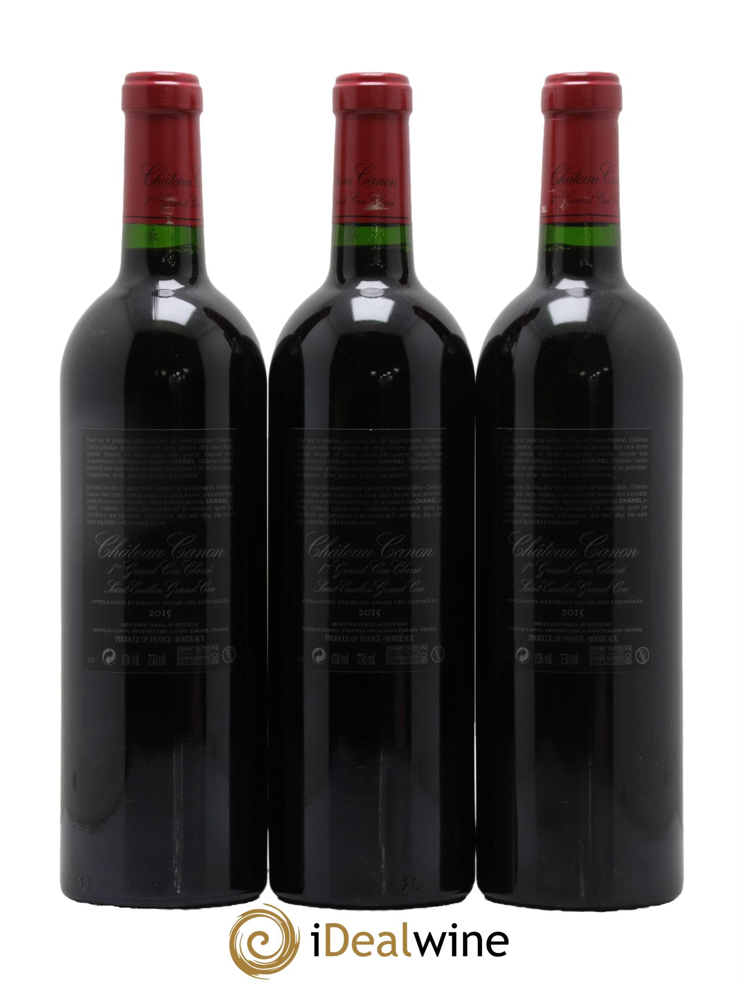 Château Canon 1er Grand Cru Classé B 2015 - Lot of 6 bottles - 2