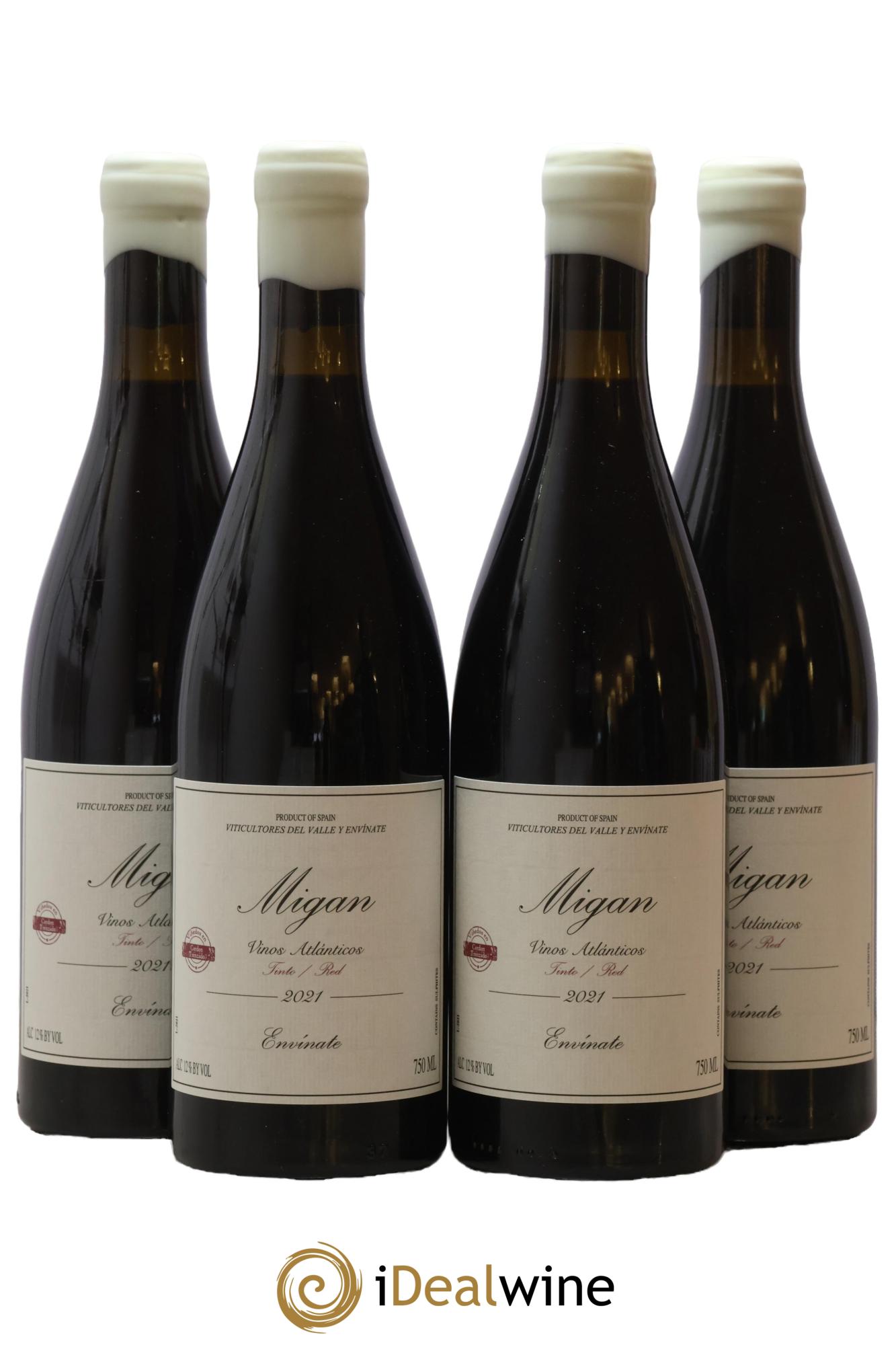 Vinos Atlanticos - Islas Canarias Migan Envinate 2021 - Lot de 4 bouteilles - 0