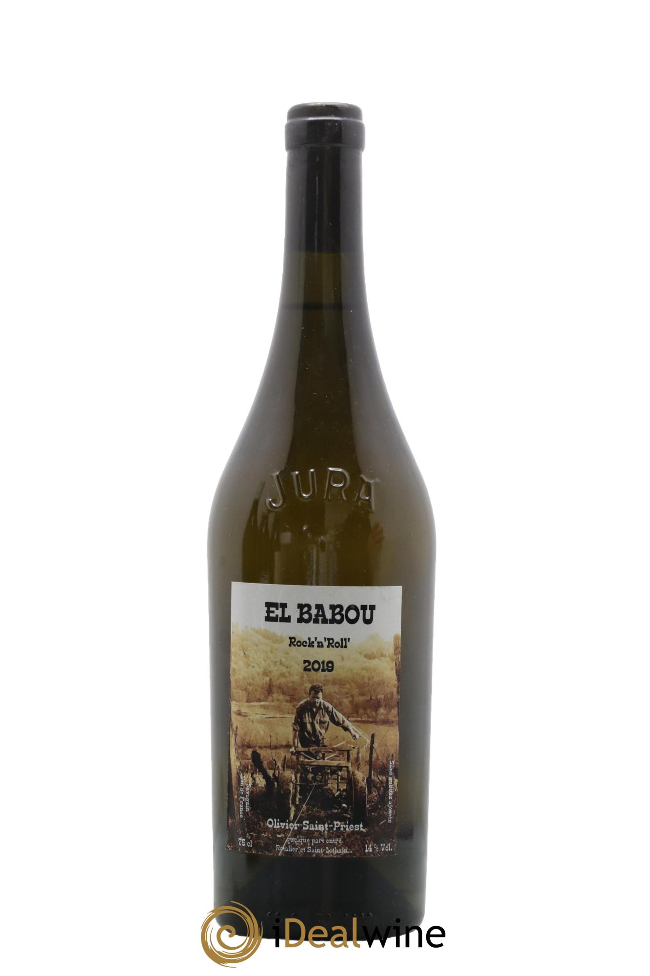 Vin de France Savagnin Rock'N Roll El Babou (Olivier Saint-Priest) 2019 - Lot de 1 bouteille - 0