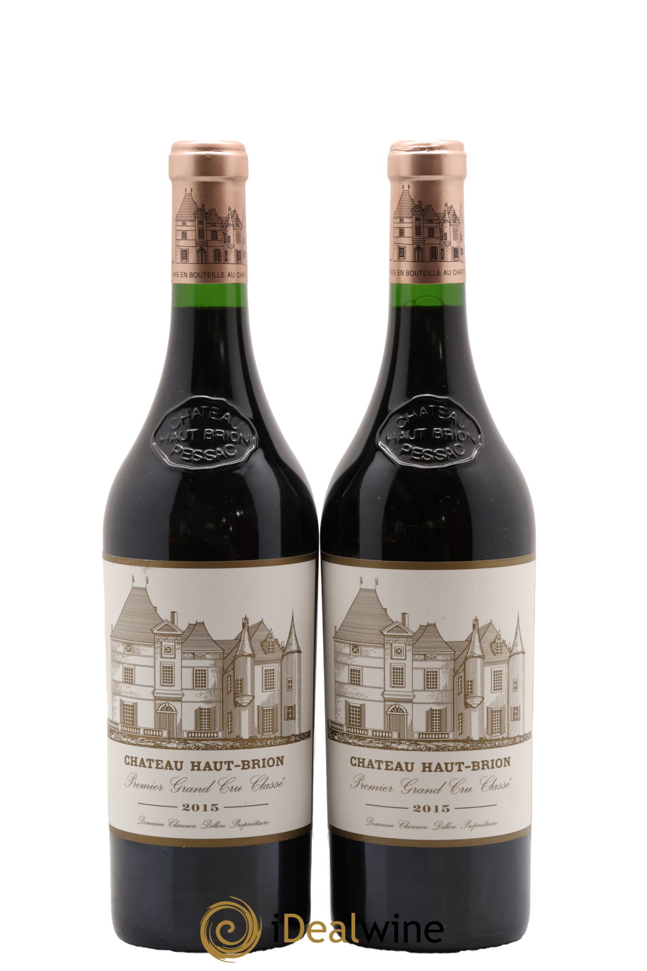 Château Haut Brion 1er Grand Cru Classé 2015 - Lot of 2 bottles - 0