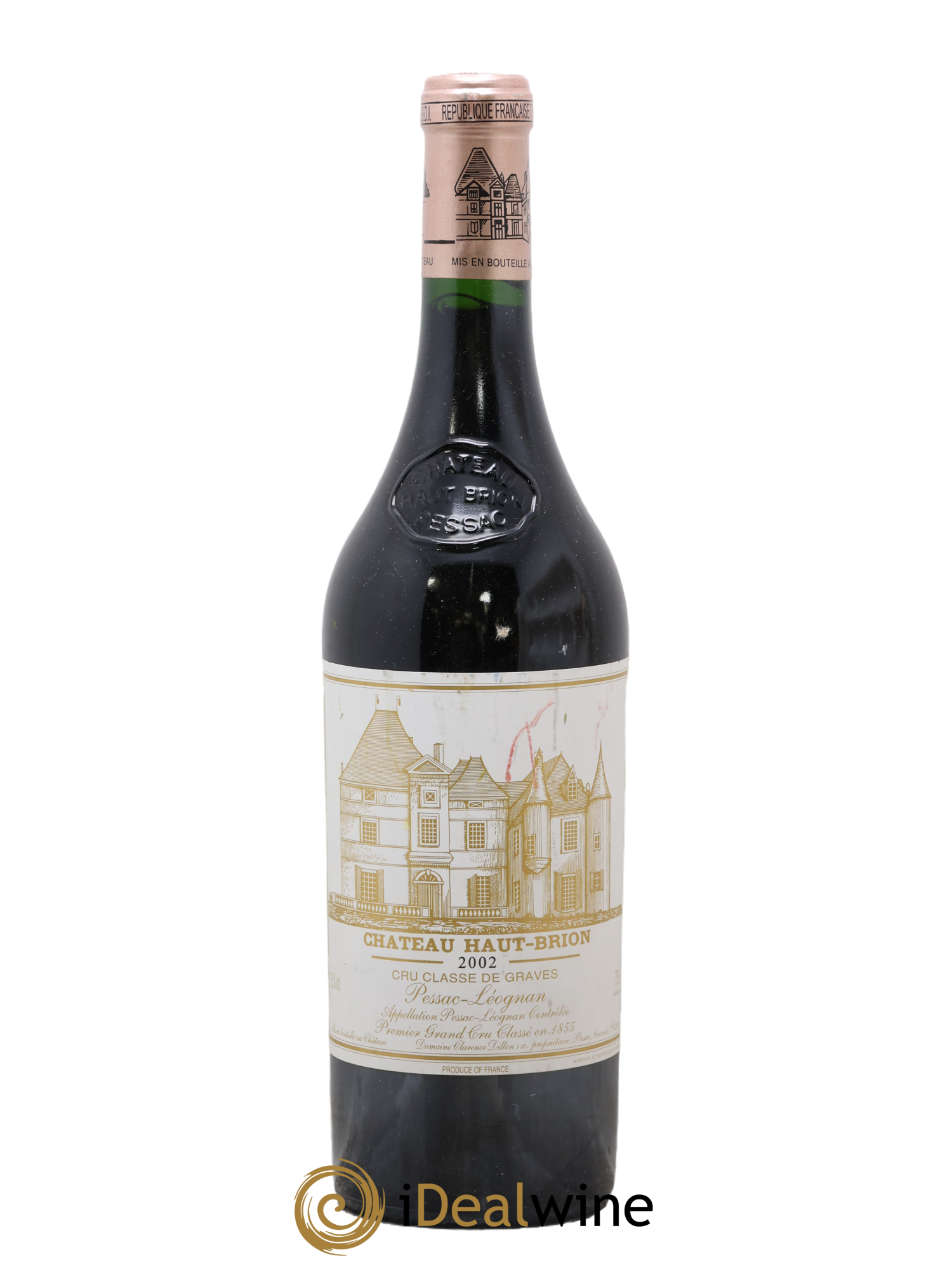 Château Haut Brion 1er Grand Cru Classé 2002 - Lot de 1 bouteille - 0