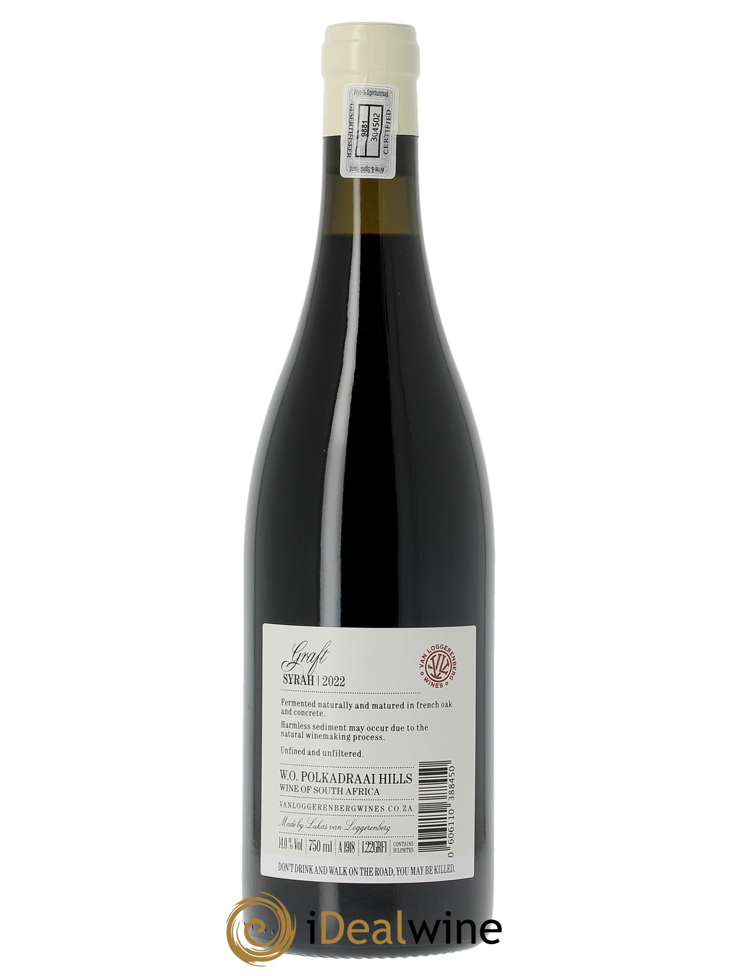 Stellenbosch Van Loggerenberg Wines Graft  2022 - Lot de 1 bouteille - 1