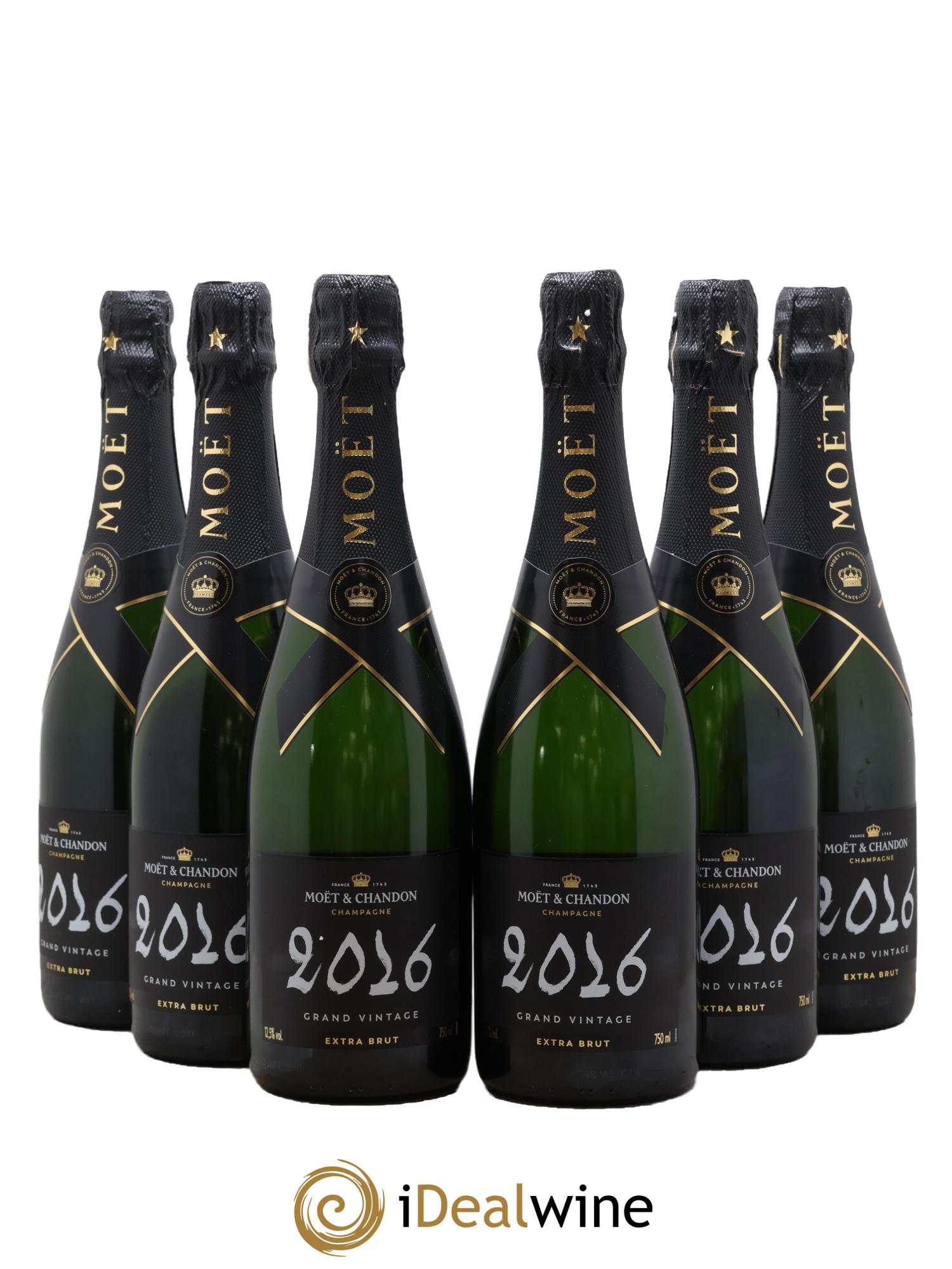 Grand Vintage Moët et Chandon 2016 - Lot of 6 bottles - 0
