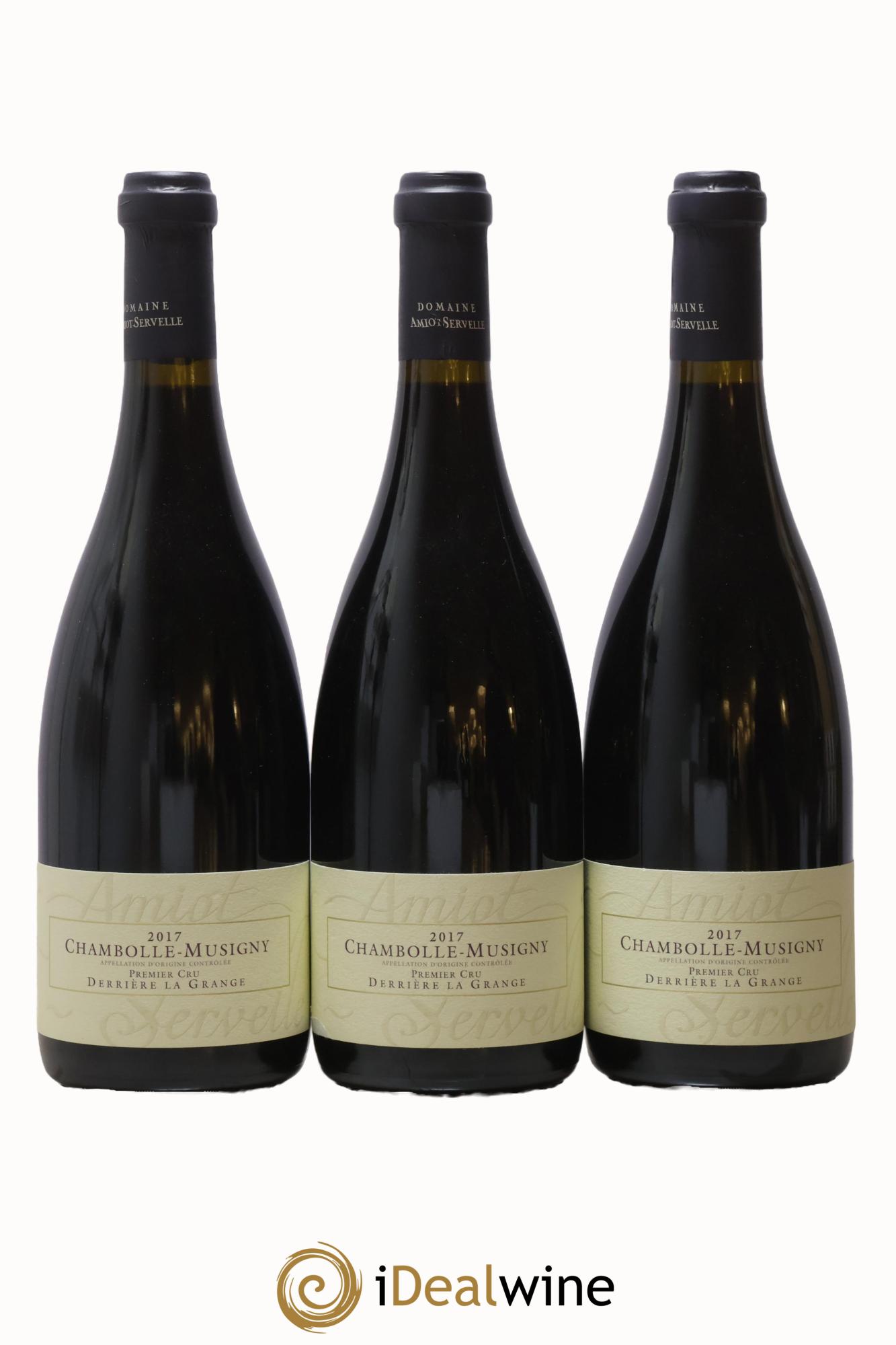 Chambolle-Musigny 1er Cru Derrière la Grange Amiot-Servelle 2017 - Lot de 3 bouteilles - 0