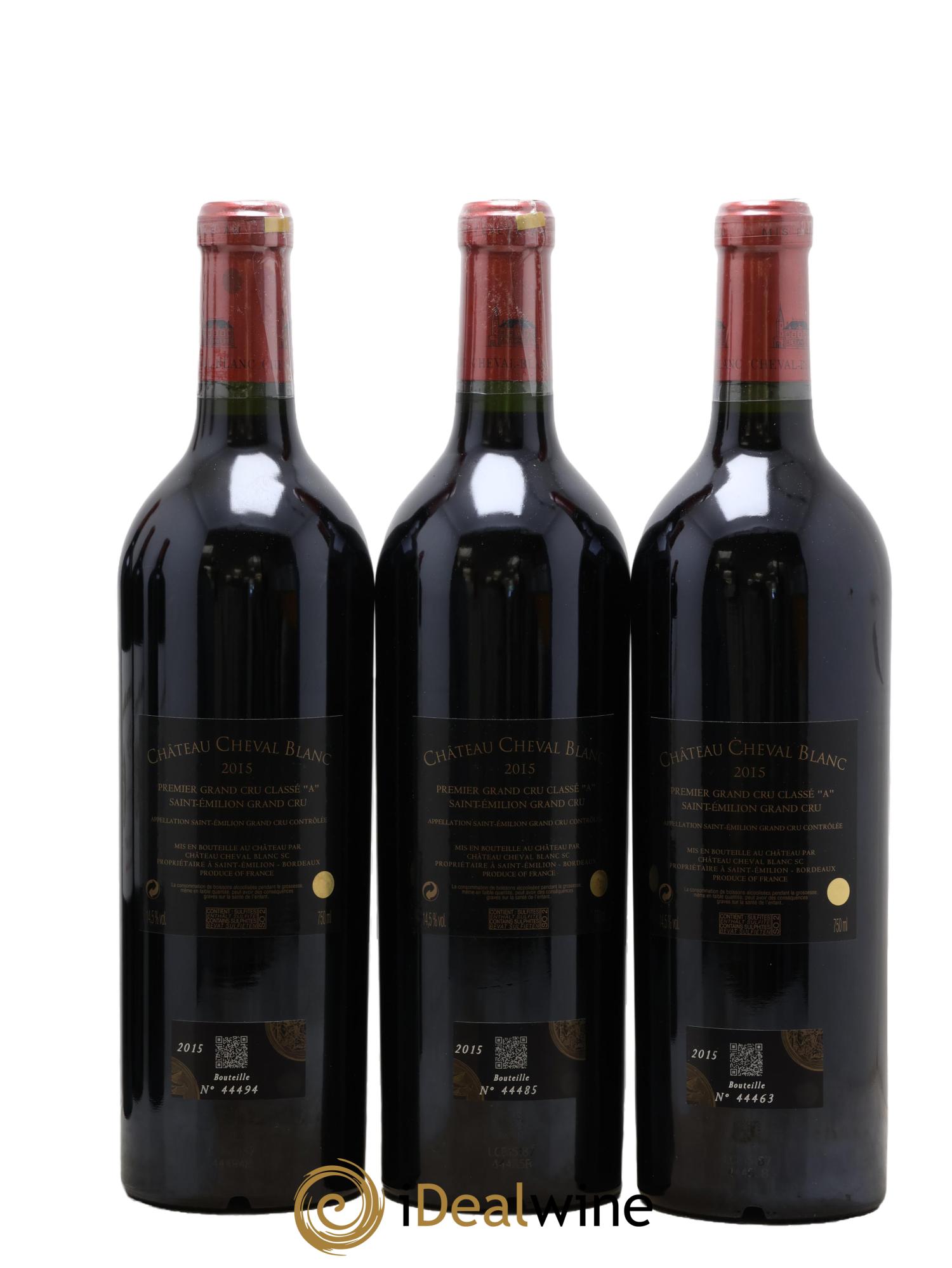Château Cheval Blanc 1er Grand Cru Classé A 2015 - Lot de 6 bouteilles - 2