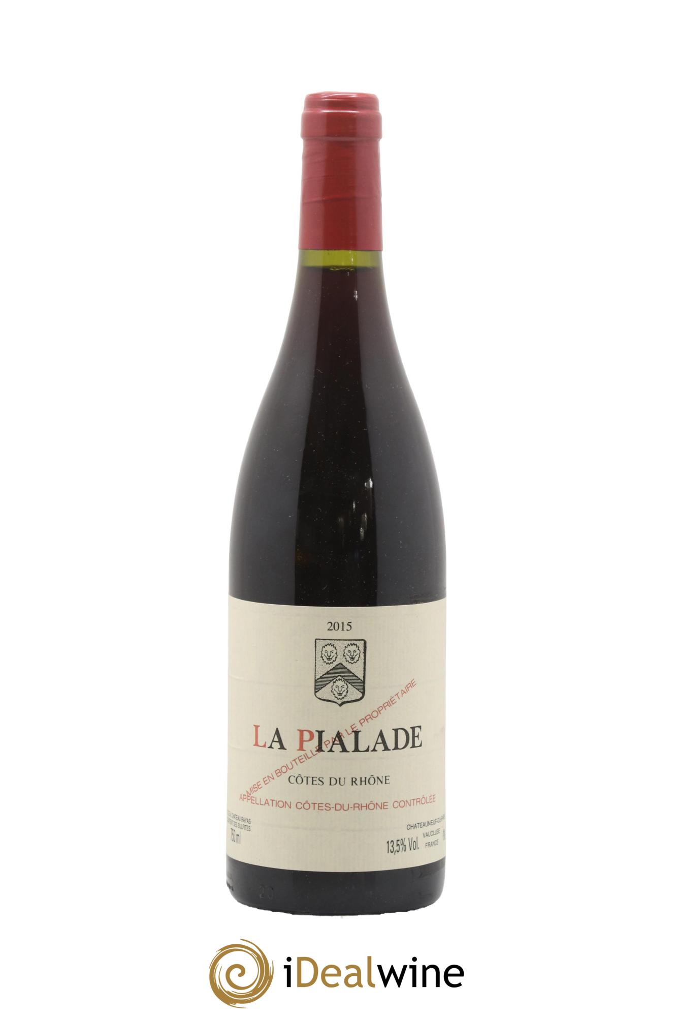 Côtes-du-Rhône La Pialade Emmanuel Reynaud 2015 - Lot de 1 bouteille - 0