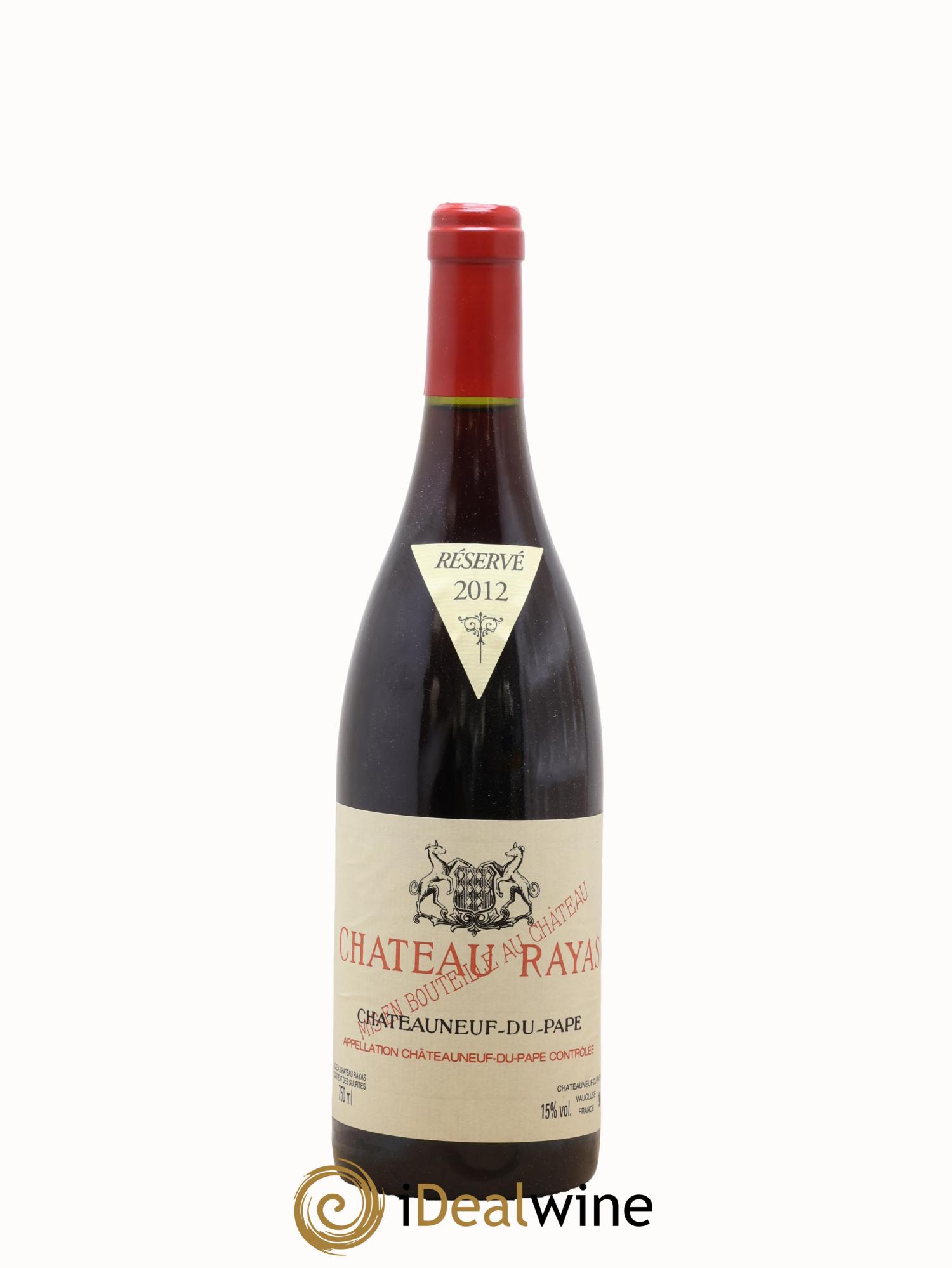 Châteauneuf-du-Pape Château Rayas Emmanuel Reynaud 2012 - Lot de 1 bouteille - 0
