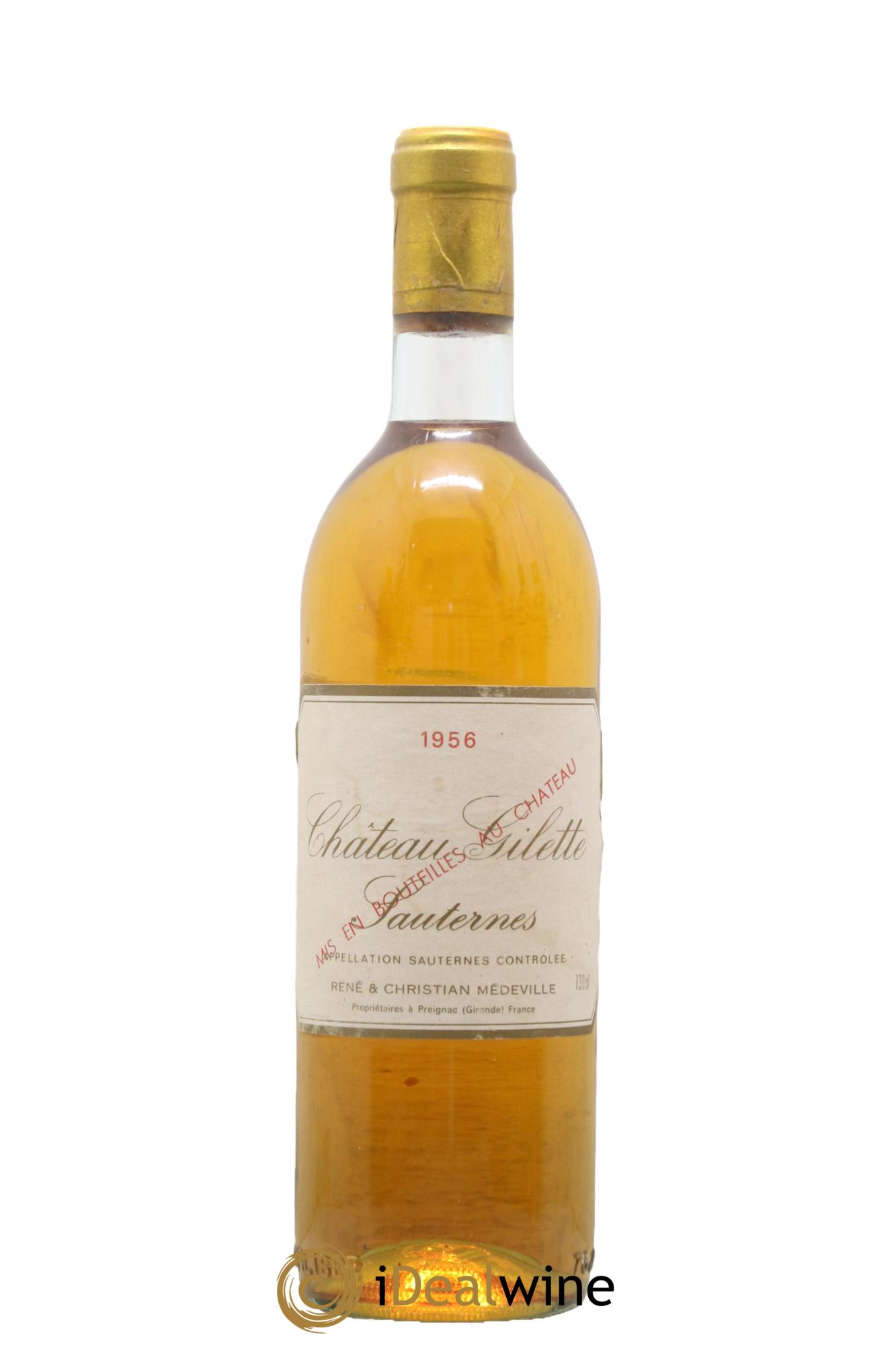 Château Gilette 1956 - Lot de 1 bouteille - 0