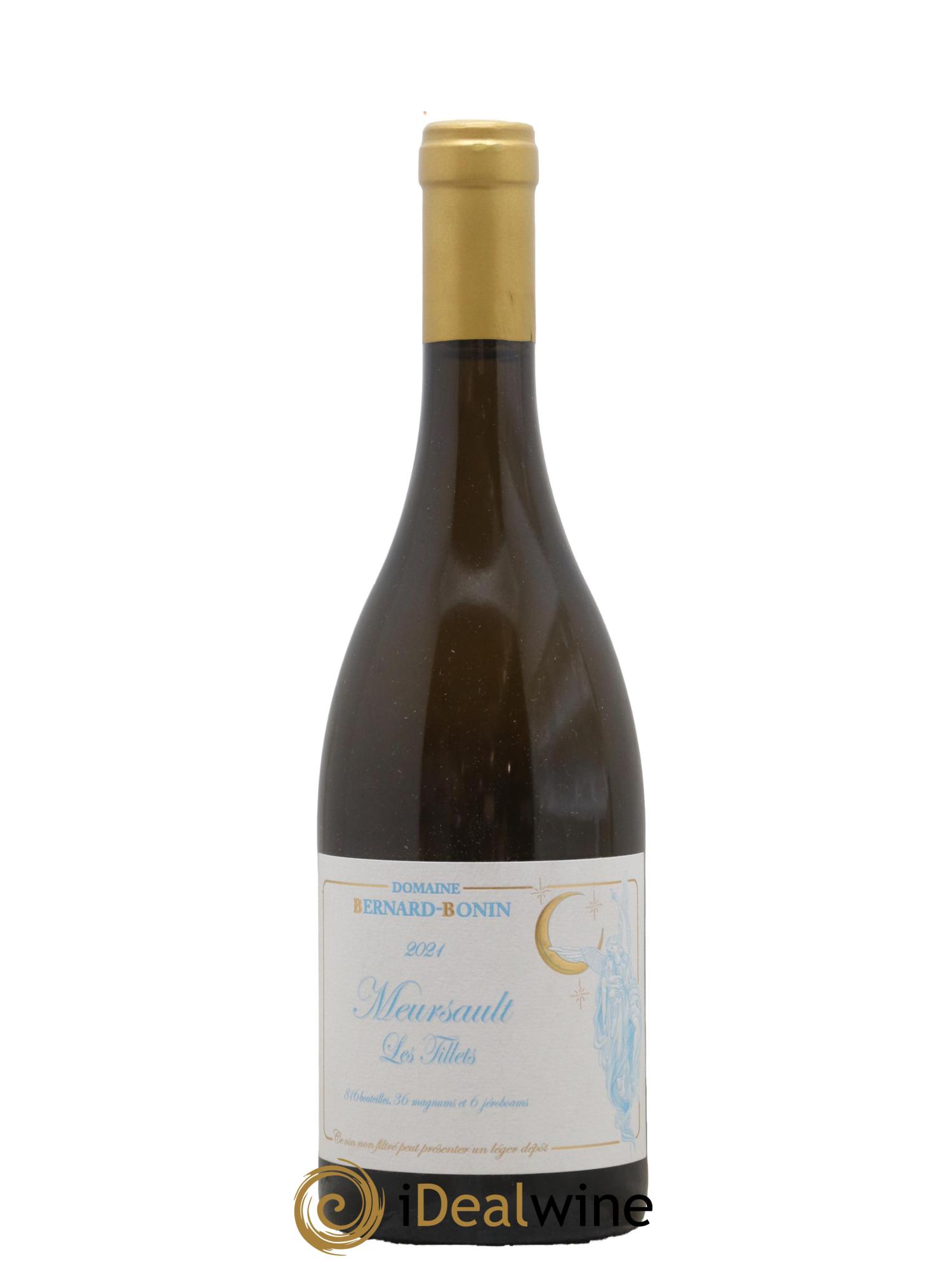 Meursault Les Tillets Bernard Bonin 2021 - Lot de 1 bouteille - 0