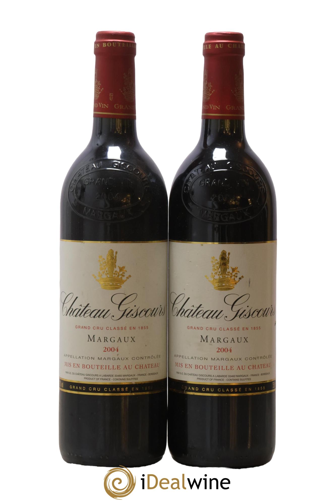 Château Giscours 3ème Grand Cru Classé 2004 - Lot de 2 bouteilles - 0