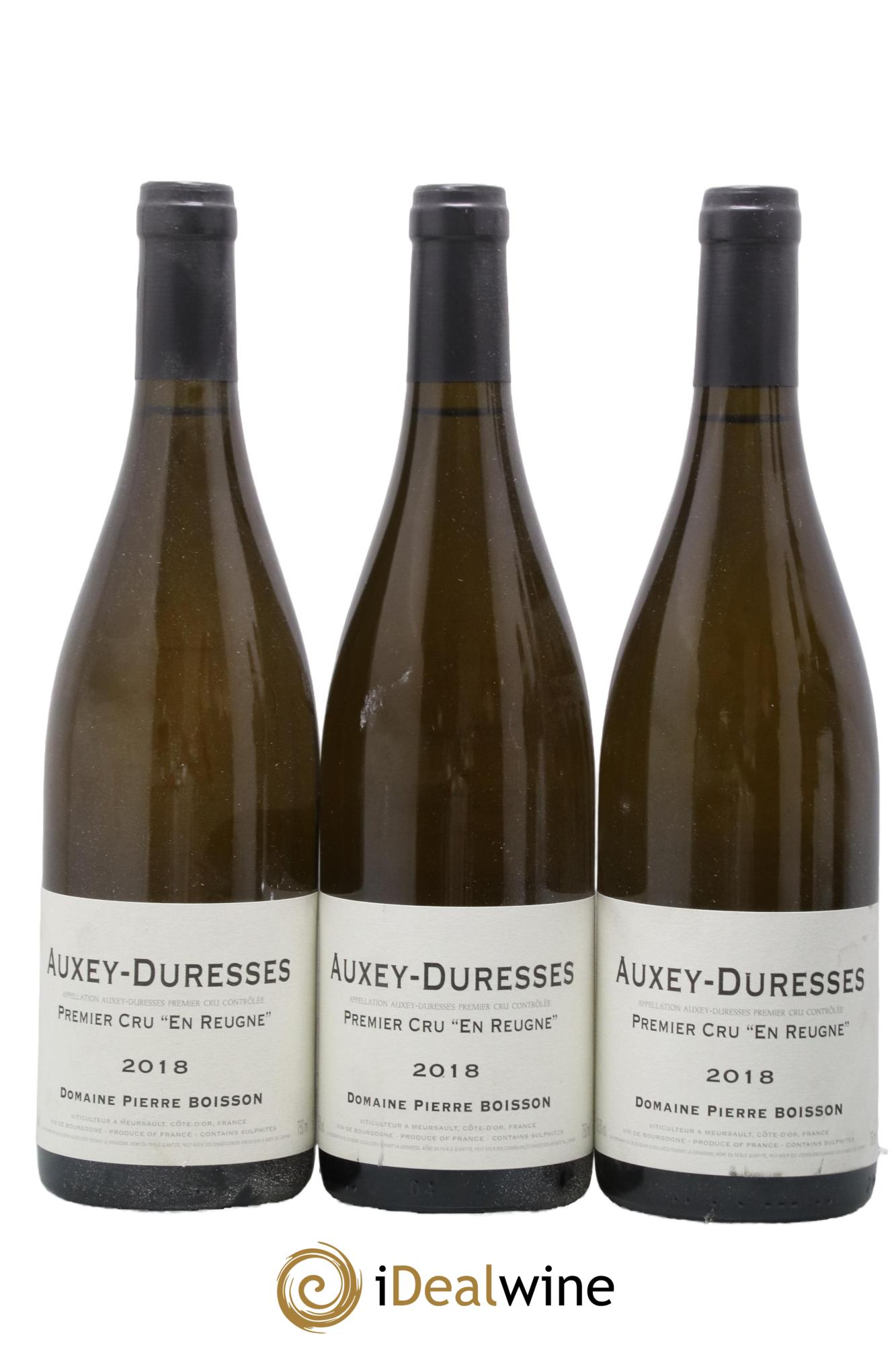 Auxey-Duresses 1er Cru En Reugne Pierre Boisson (Domaine) 2018 - Lot de 3 bouteilles - 0