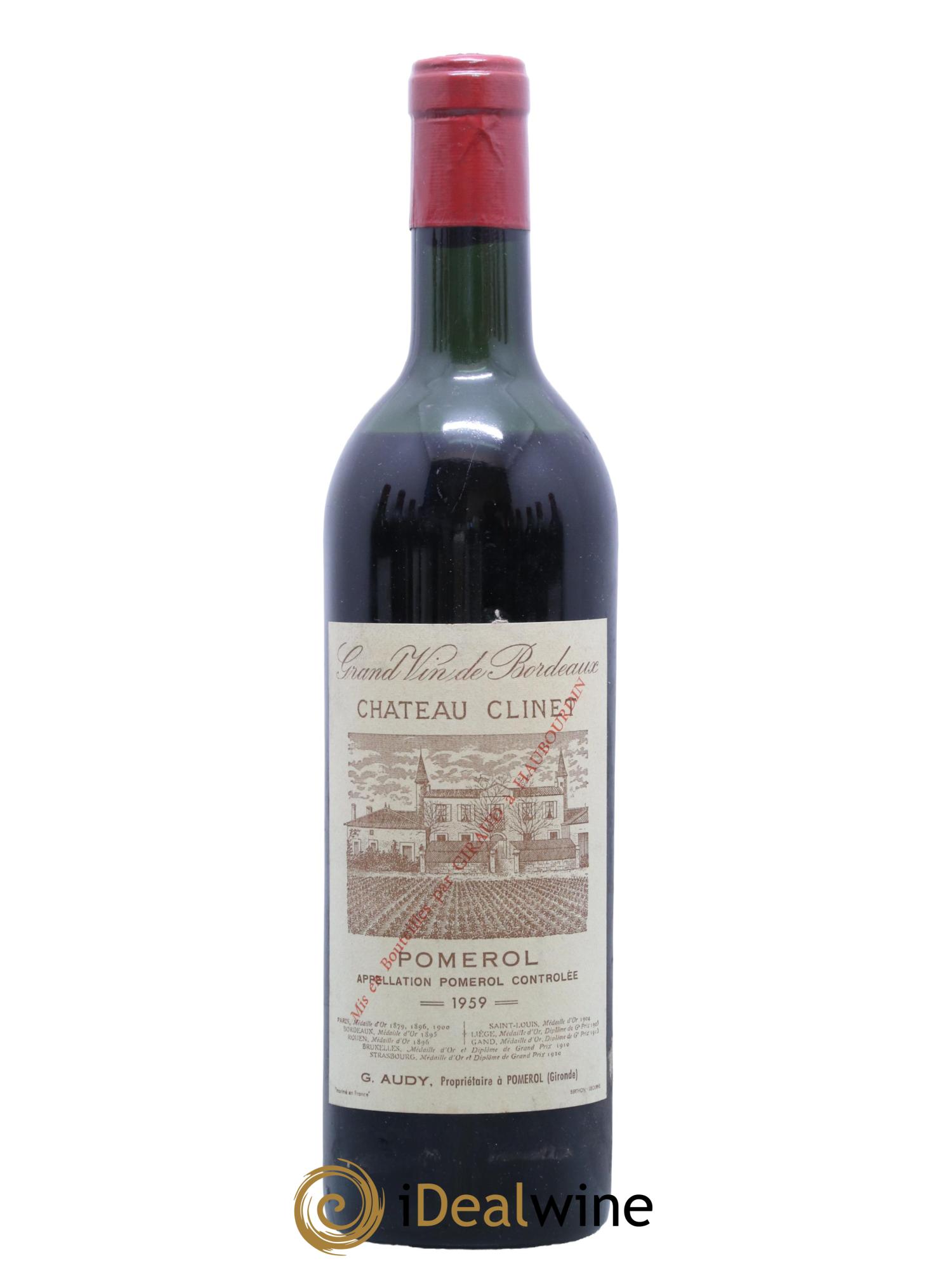 Château Clinet 1959 - Lot de 1 bouteille - 0
