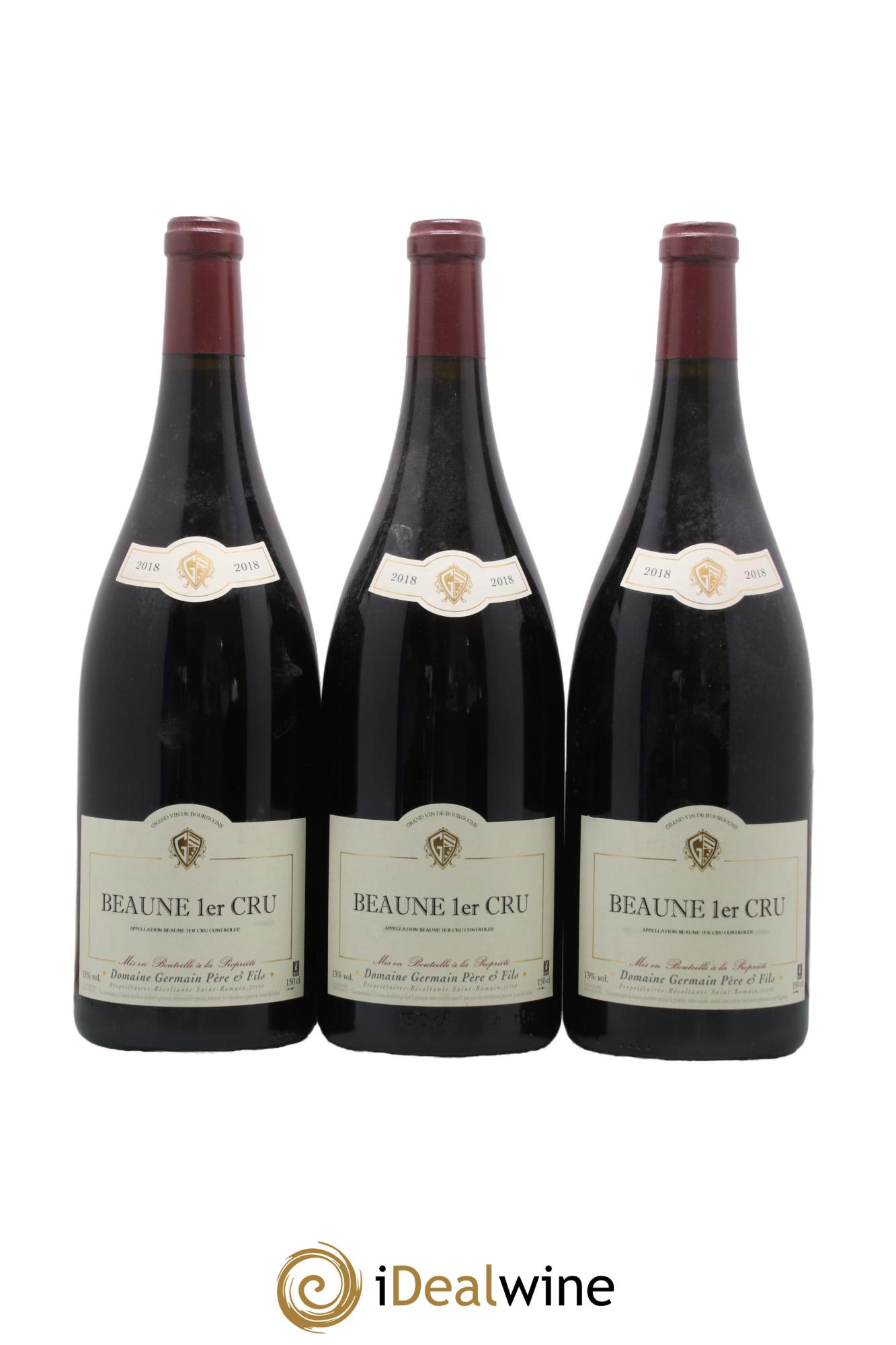 Beaune 1er Cru Germain Père et Fils 2018 - Lot de 3 magnums - 0