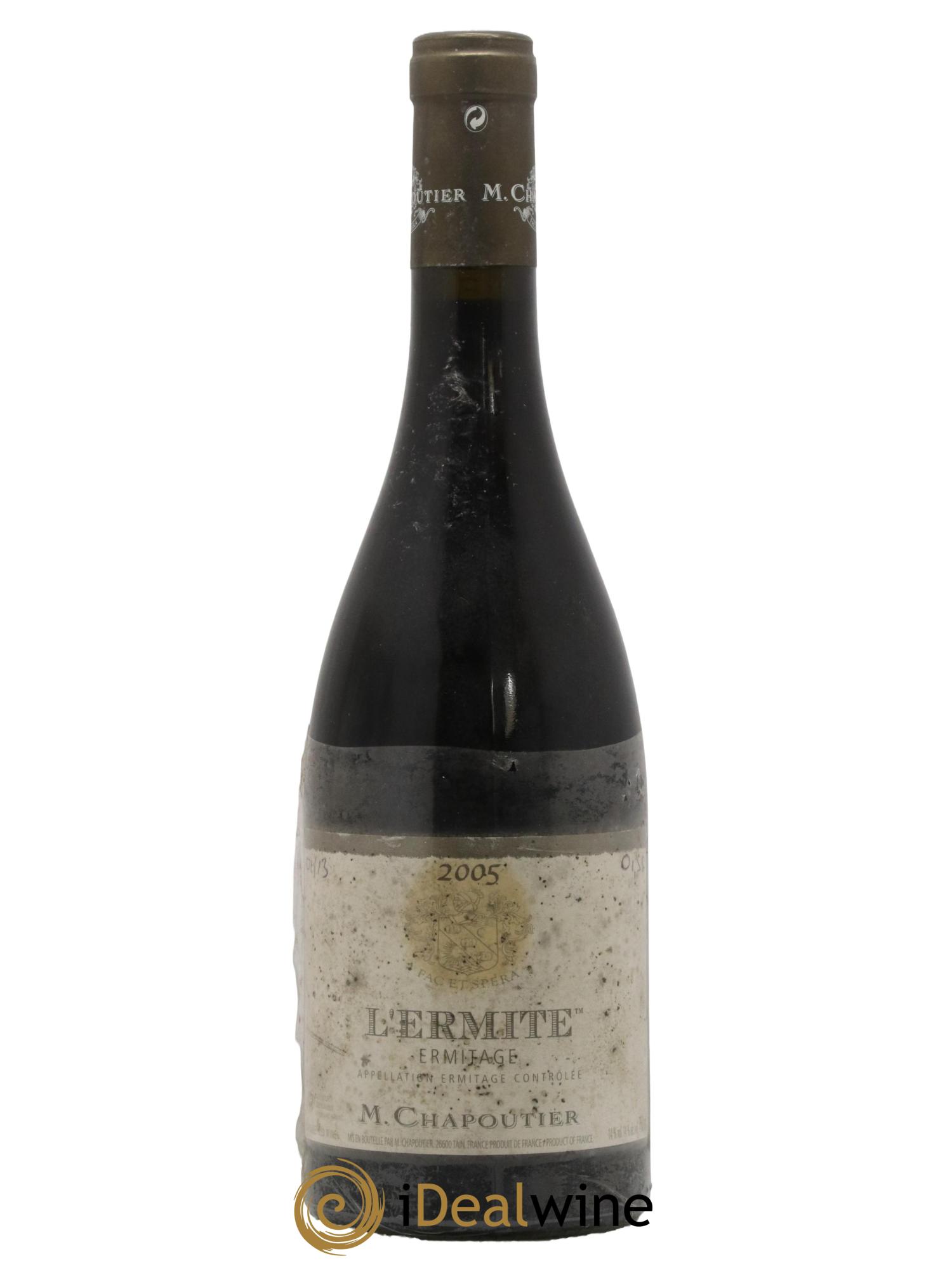 Hermitage Ermitage l'Ermite Chapoutier 2005 - Lot de 1 bouteille - 0
